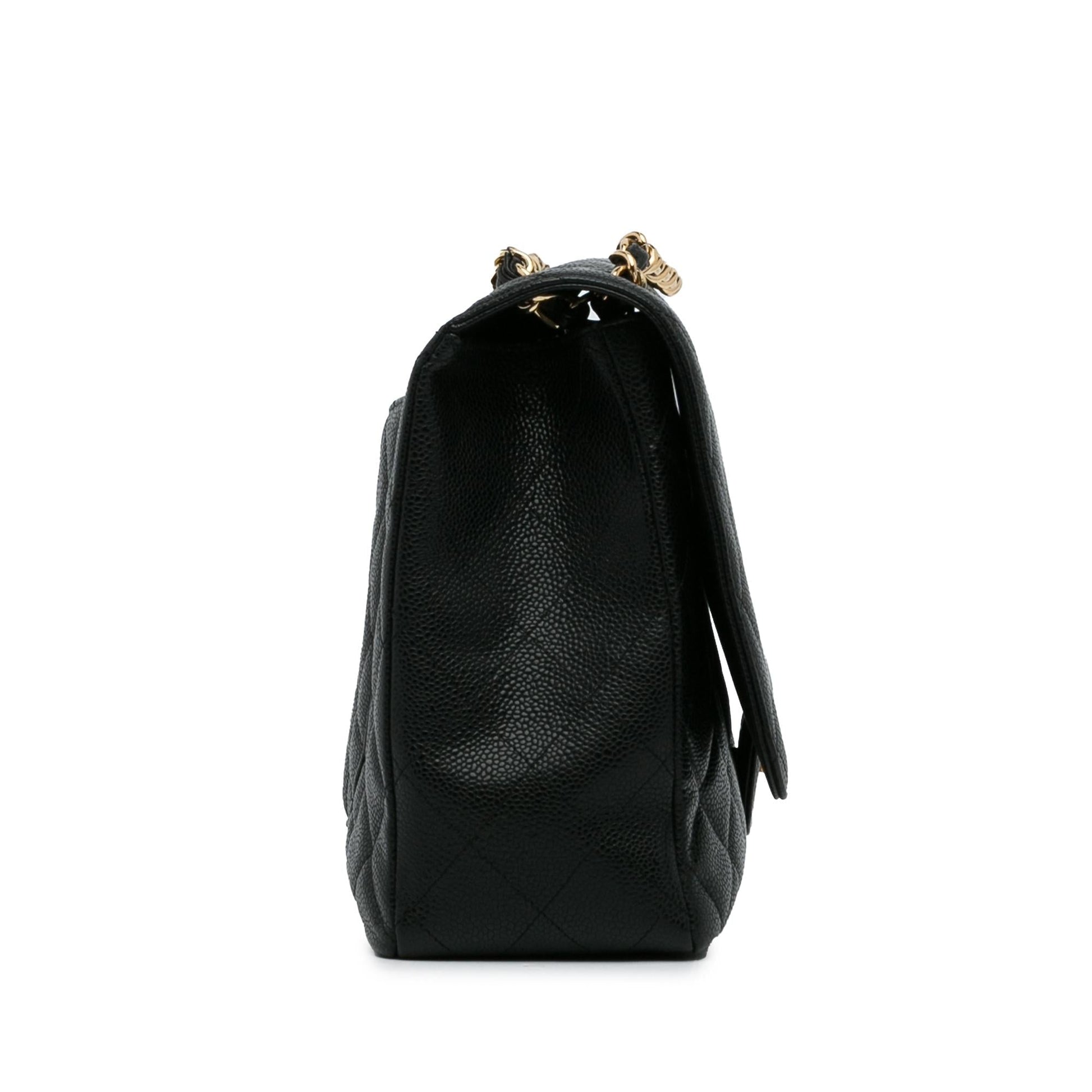 Chanel Maxi Classic Caviar Single Flap SHG-MTMiOb Shoulder Bag
