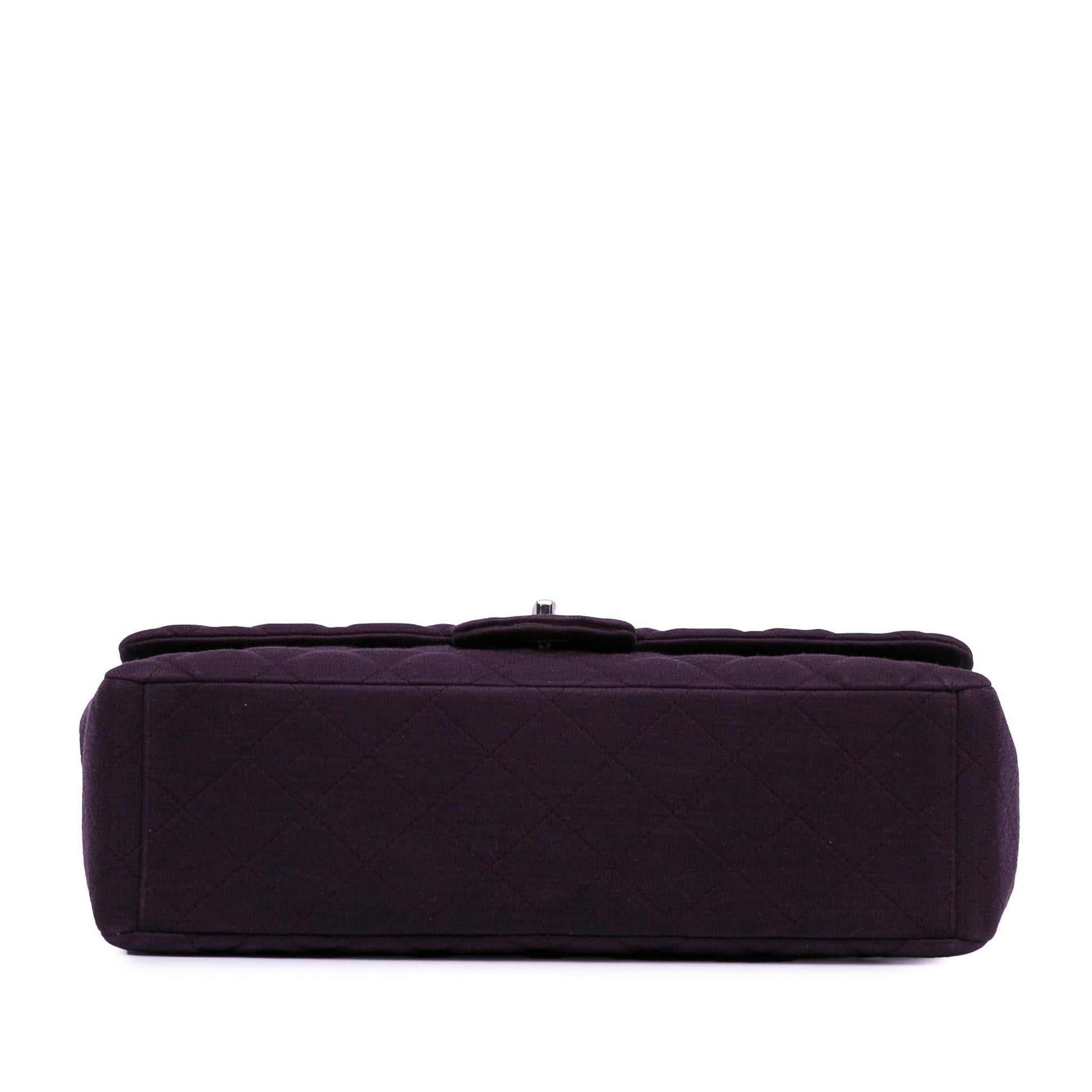 Chanel Maxi Classic Jersey Single Flap (SHG-0jPdOf)