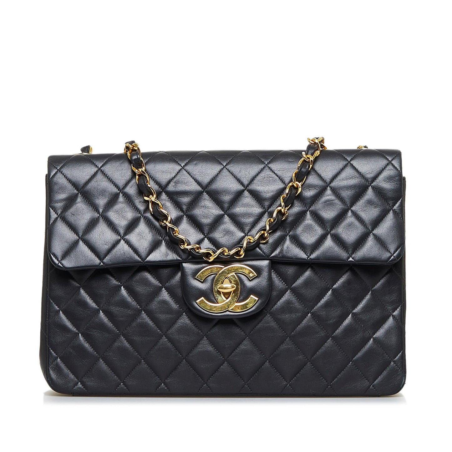 Chanel Maxi Classic Lambskin Double Flap SHG-qfalWR Handbag