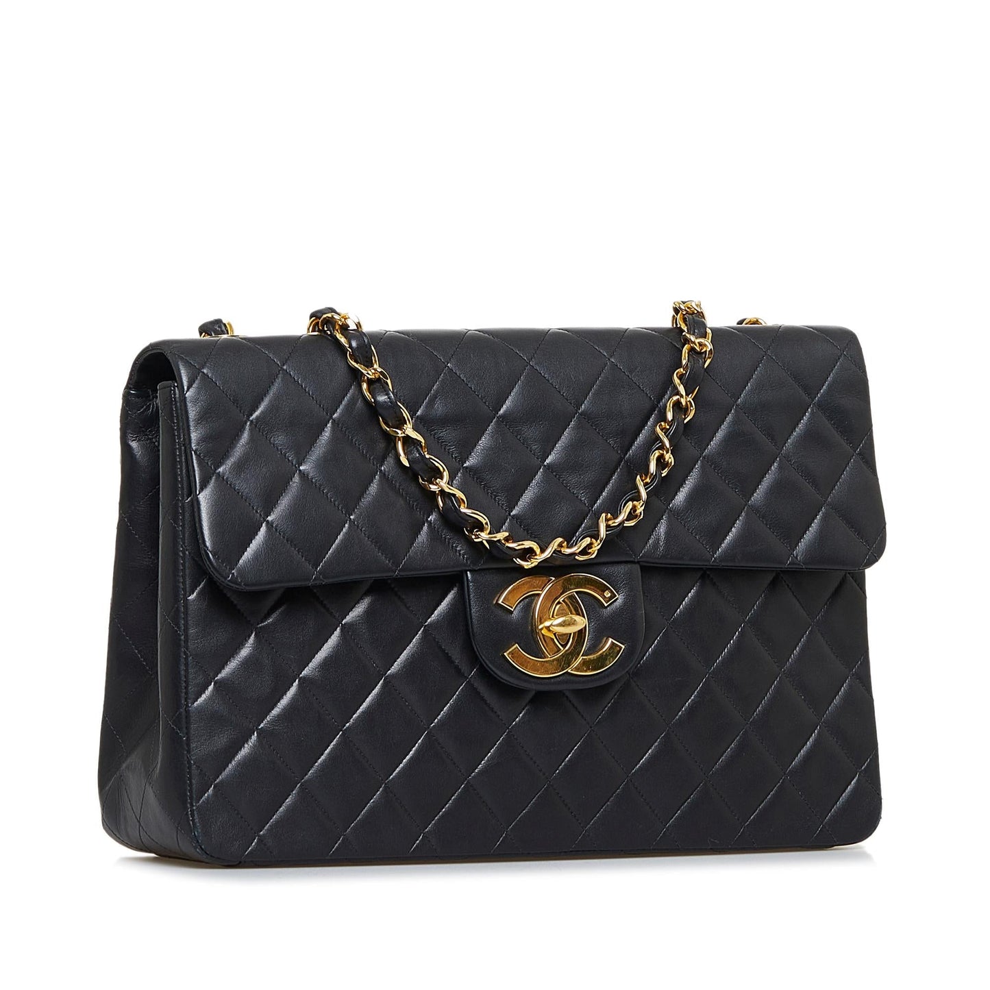 Chanel Maxi Classic Lambskin Double Flap SHG-qfalWR Handbag