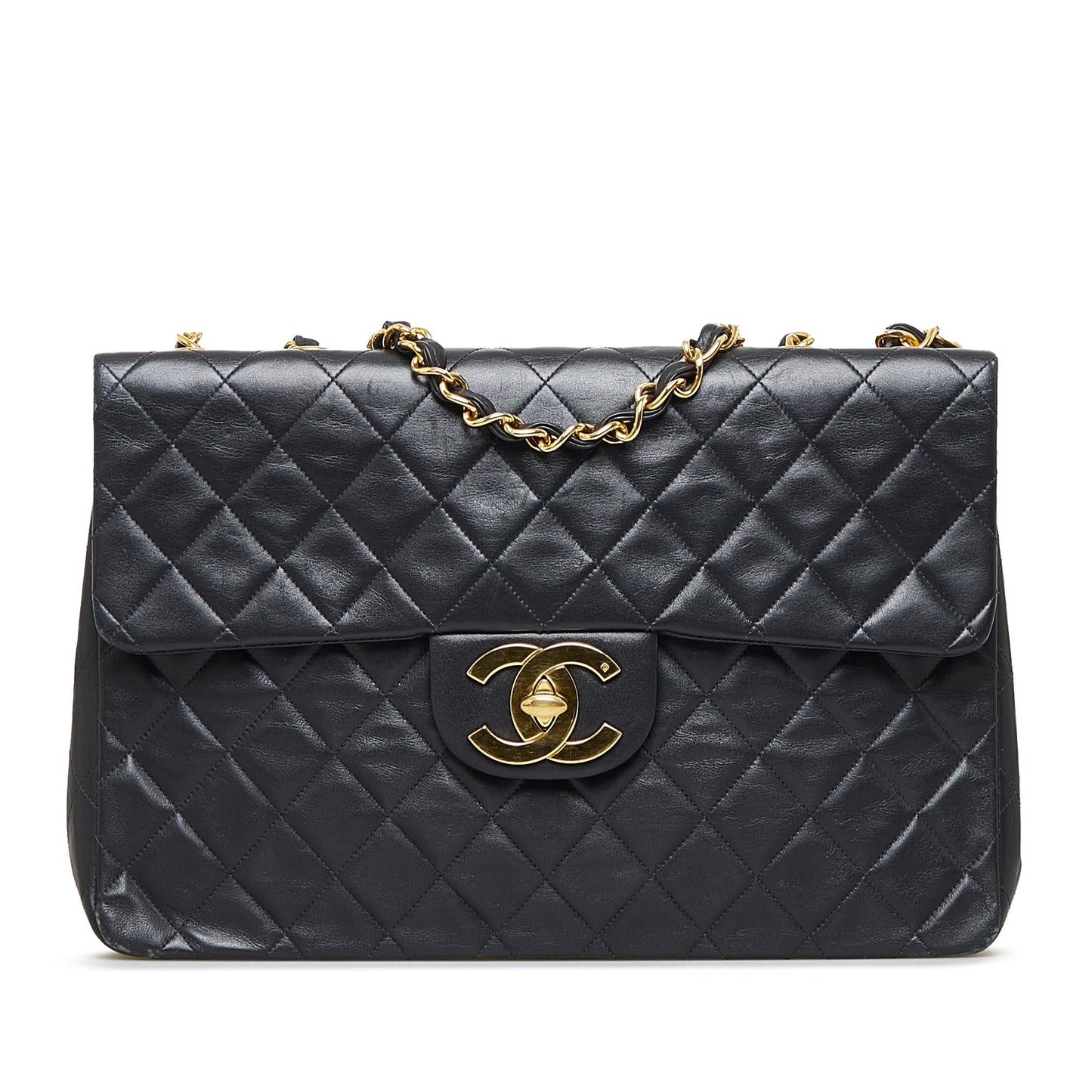 Chanel Maxi Classic Lambskin Double Flap SHG-EmVxmM Handbag