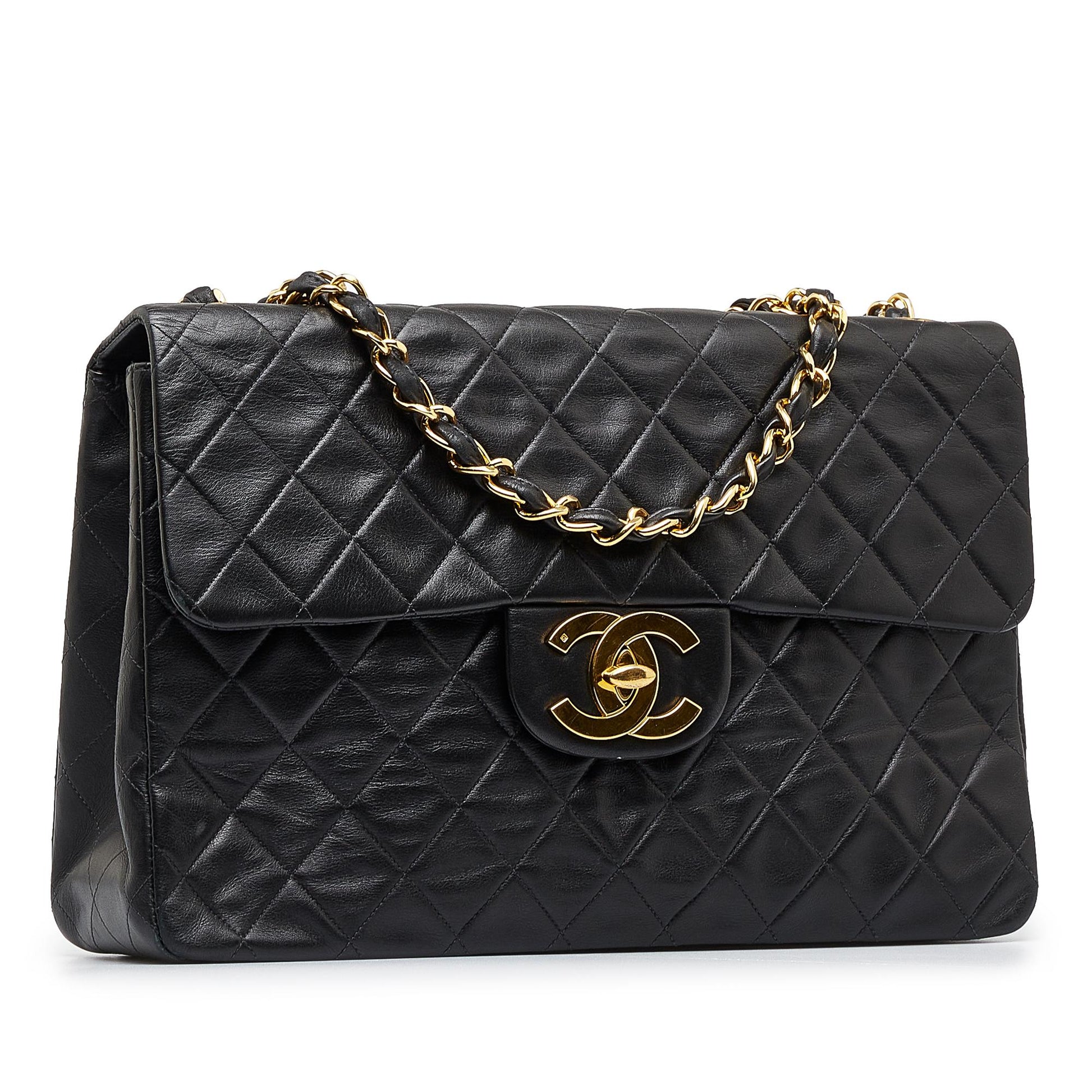 Chanel Maxi Classic Lambskin Double Flap SHG-V4WtgE Handbag
