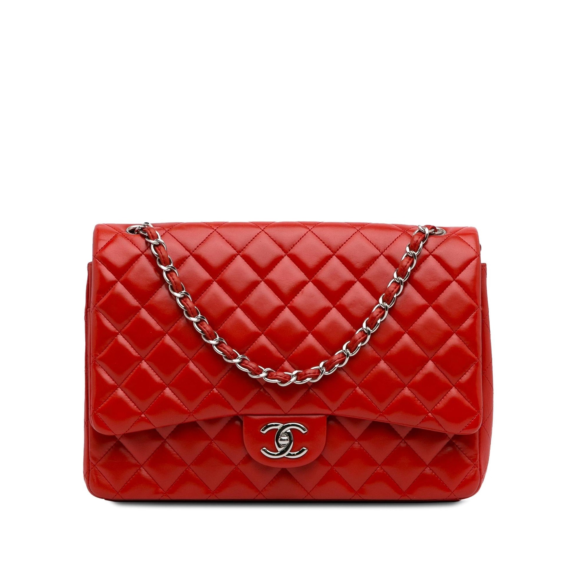 Chanel Maxi Classic Lambskin Double Flap SHG-WfdiUz Handbag