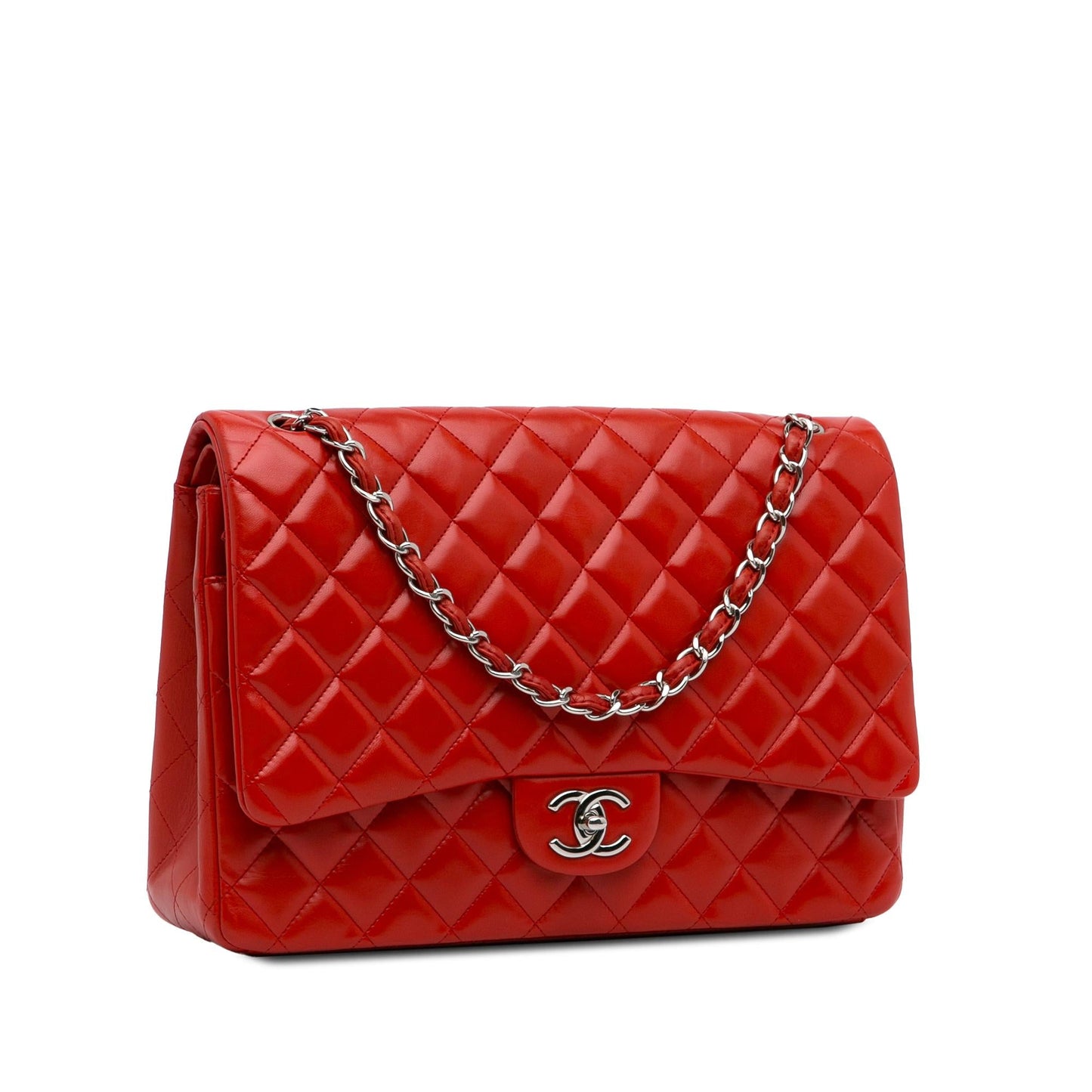Chanel Maxi Classic Lambskin Double Flap SHG-WfdiUz Handbag