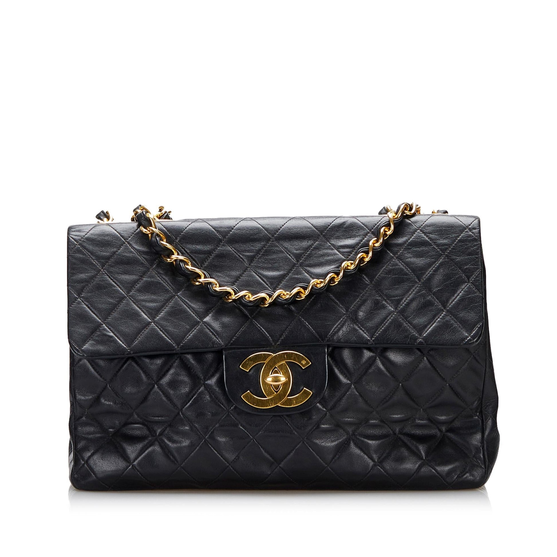 Chanel Maxi Classic Lambskin Single Flap SHG-WFihyq Handbag