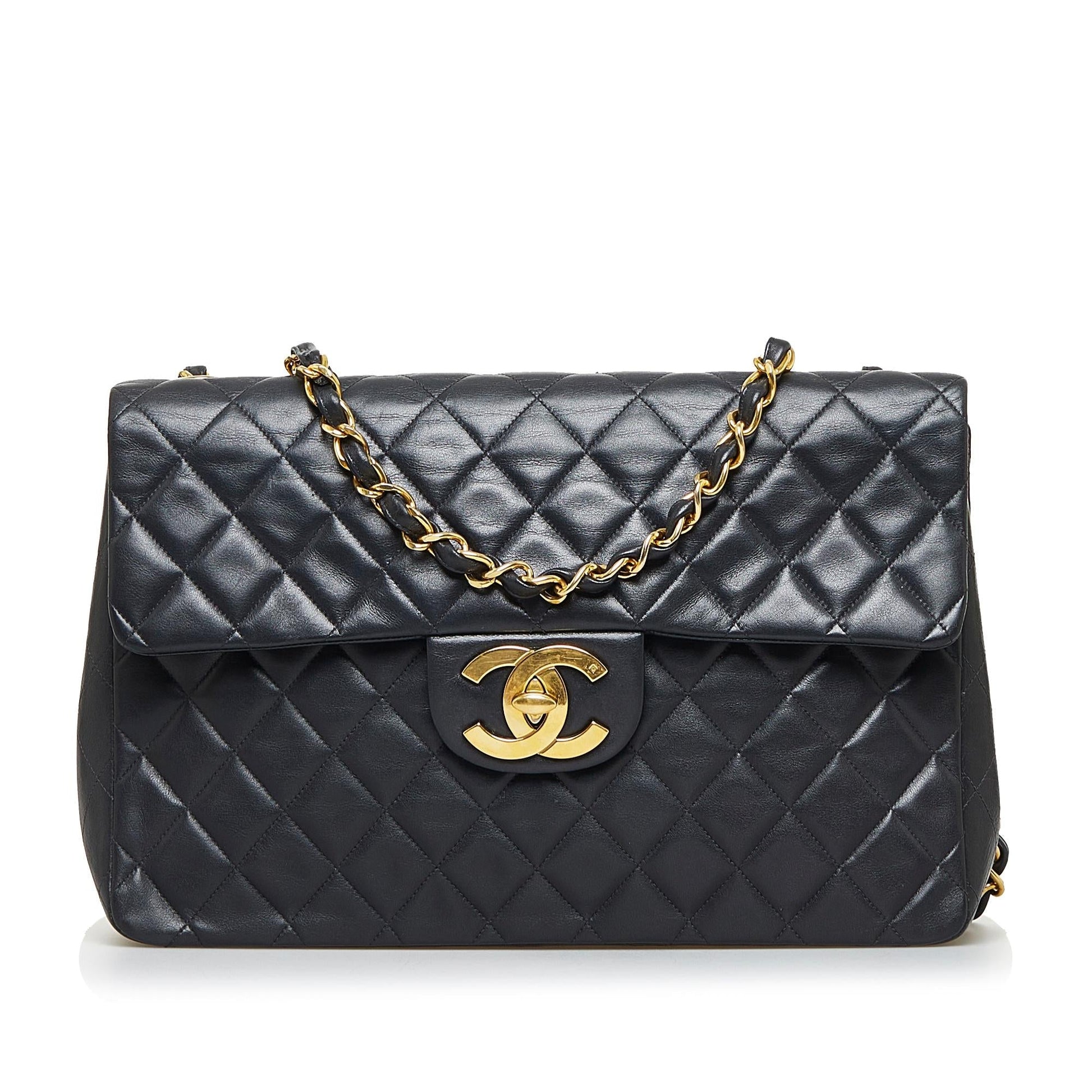 Chanel Maxi Classic Lambskin Single Flap SHG-75P0CA Handbag