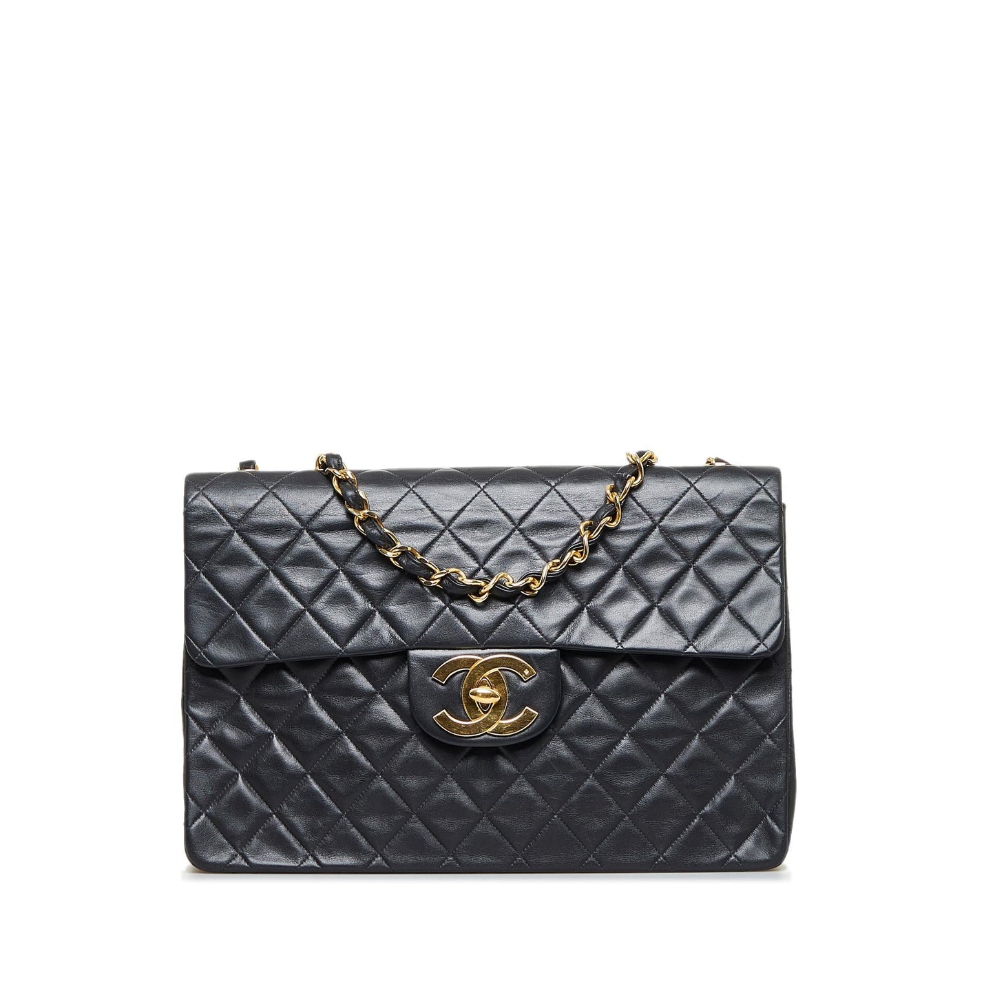 Chanel Maxi Classic Lambskin Single Flap SHG-NOkbrf Handbag