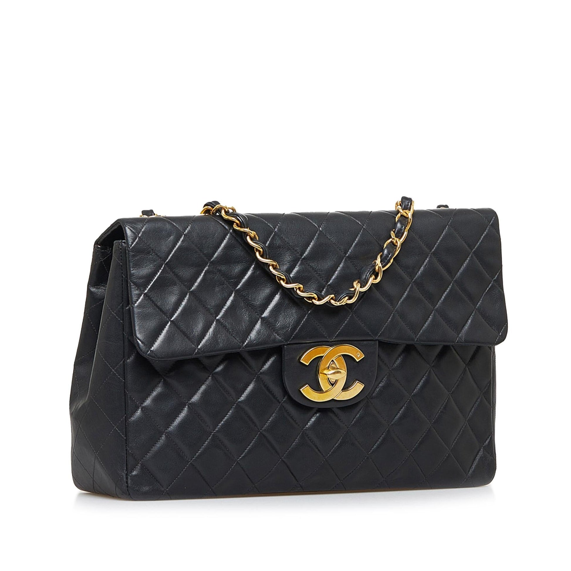 Chanel Maxi Classic Lambskin Single Flap SHG-bNolFY Handbag