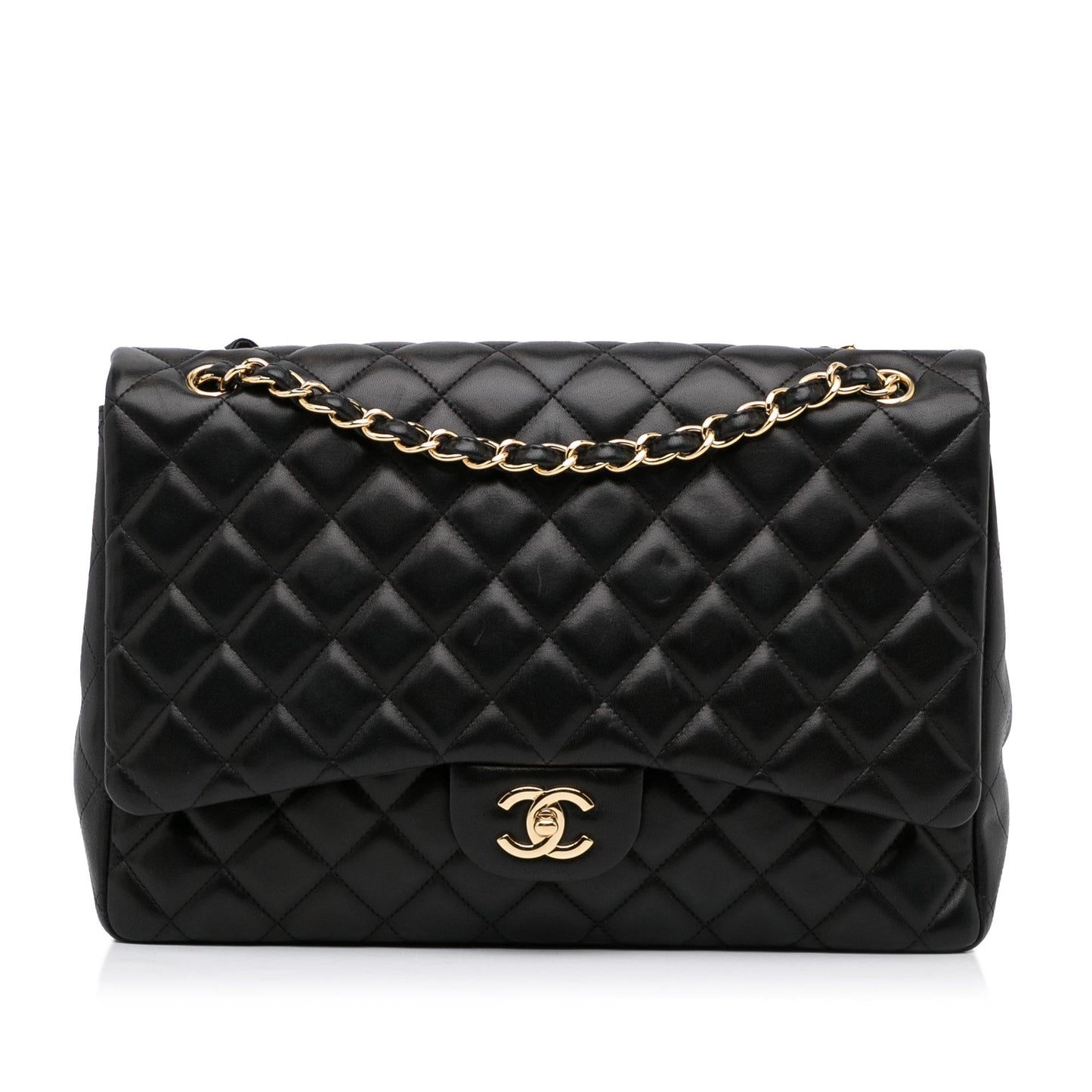 Chanel Maxi Classic Lambskin Single Flap SHG-Jma1dB Handbag