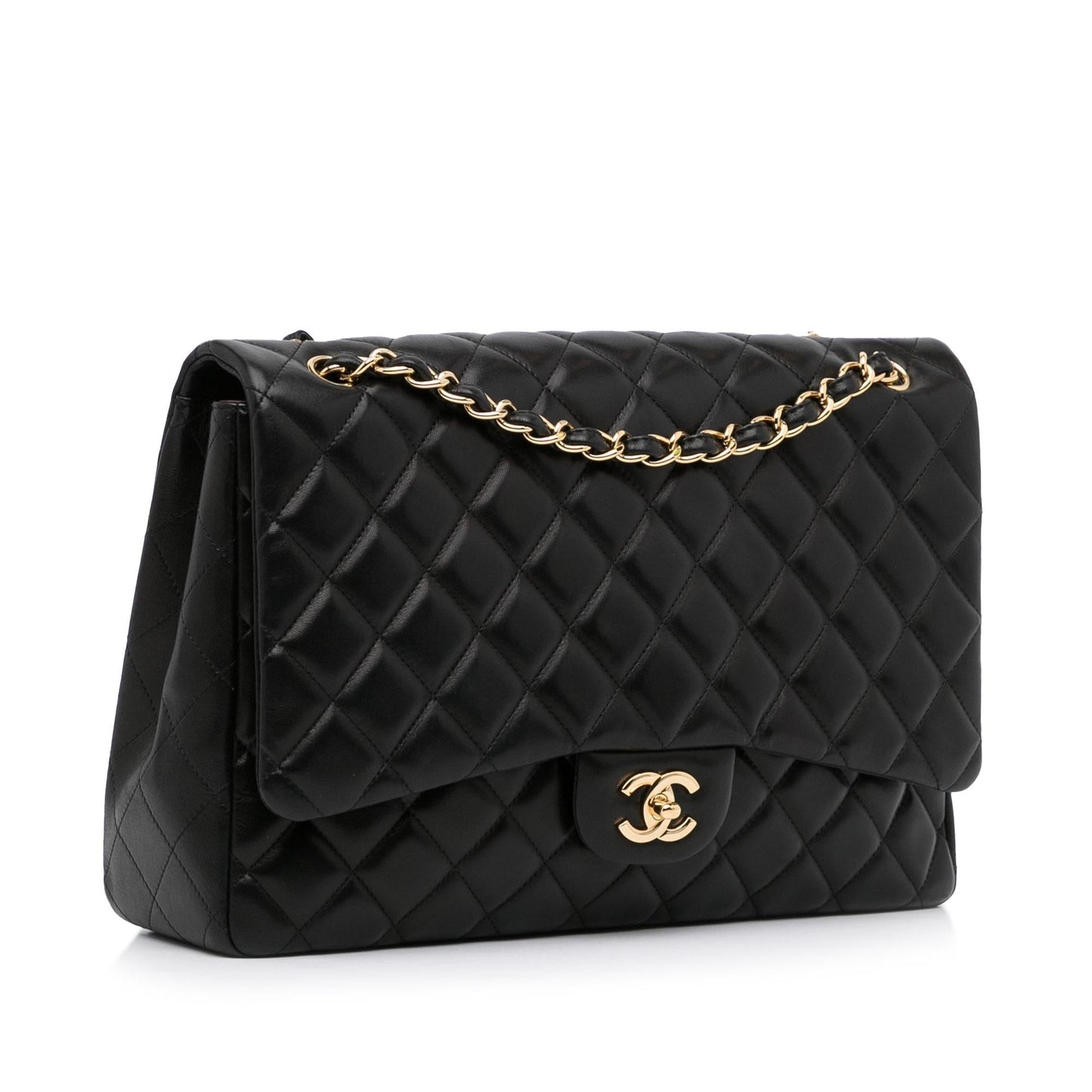 Chanel Maxi Classic Lambskin Single Flap SHG-Jma1dB Handbag