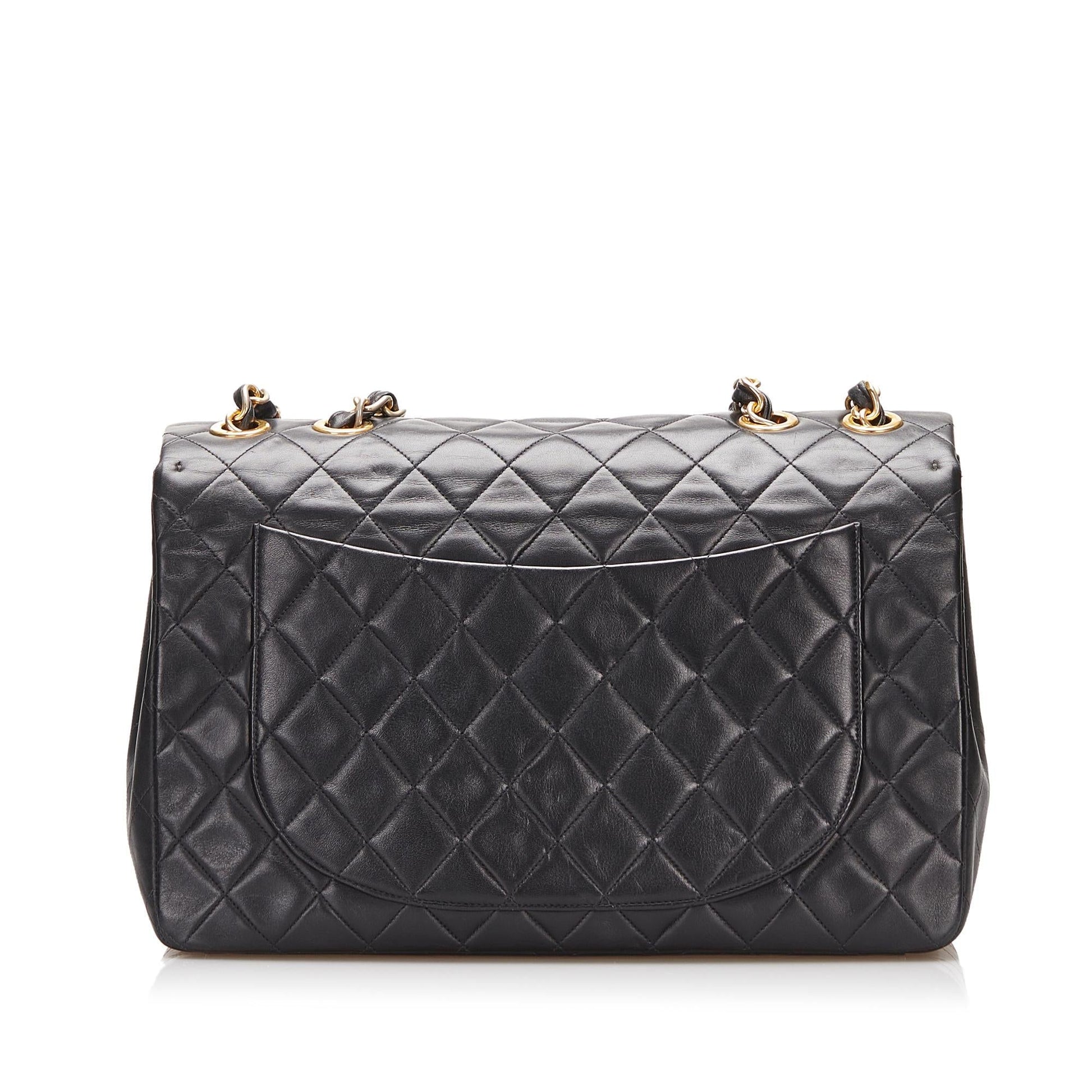 Chanel Maxi Classic Lambskin Single Flap SHG-bKU9pk Handbag