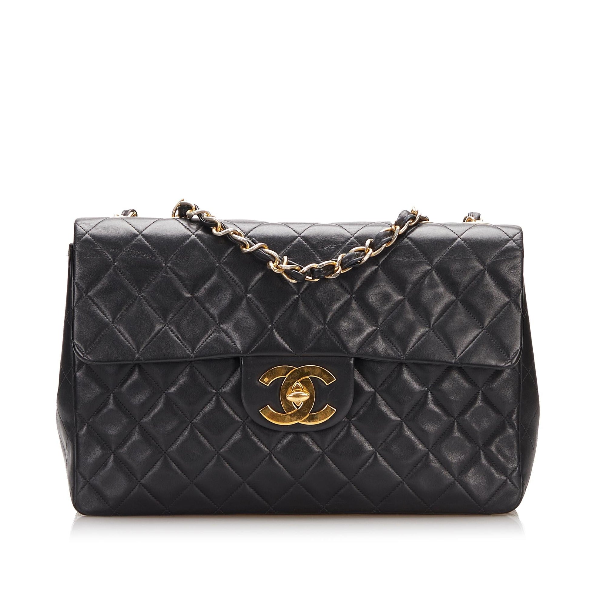 Chanel Maxi Classic Lambskin Single Flap SHG-bKU9pk Handbag