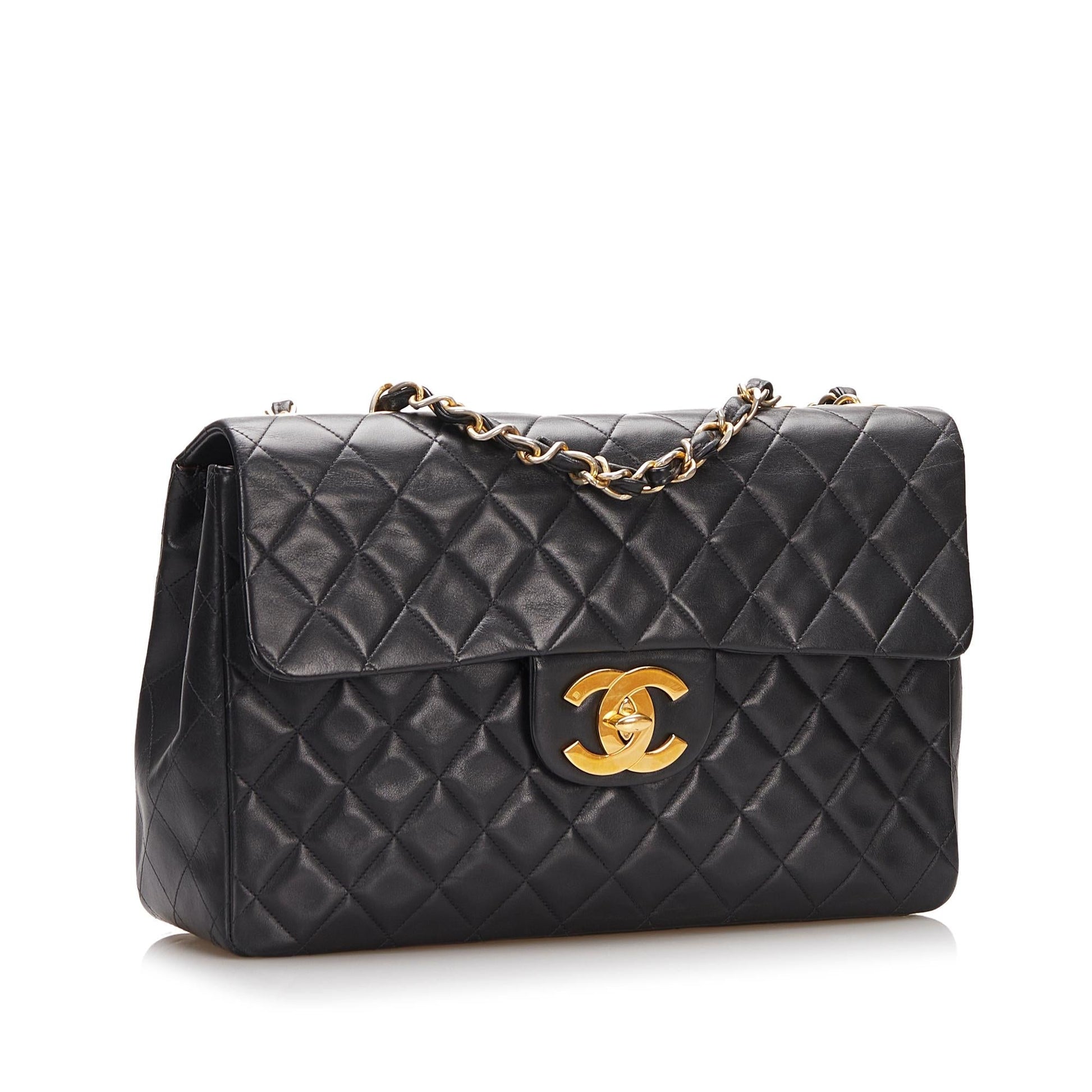 Chanel Maxi Classic Lambskin Single Flap SHG-bKU9pk Handbag