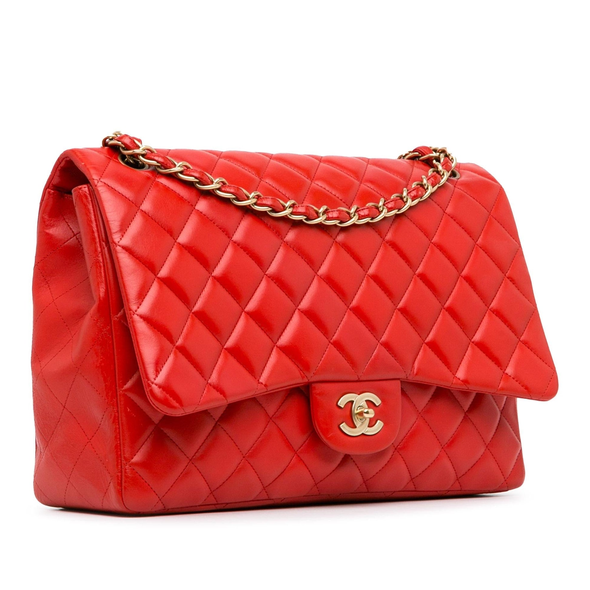Chanel Maxi Classic Lambskin Single Flap SHG-utLlb3 Handbag