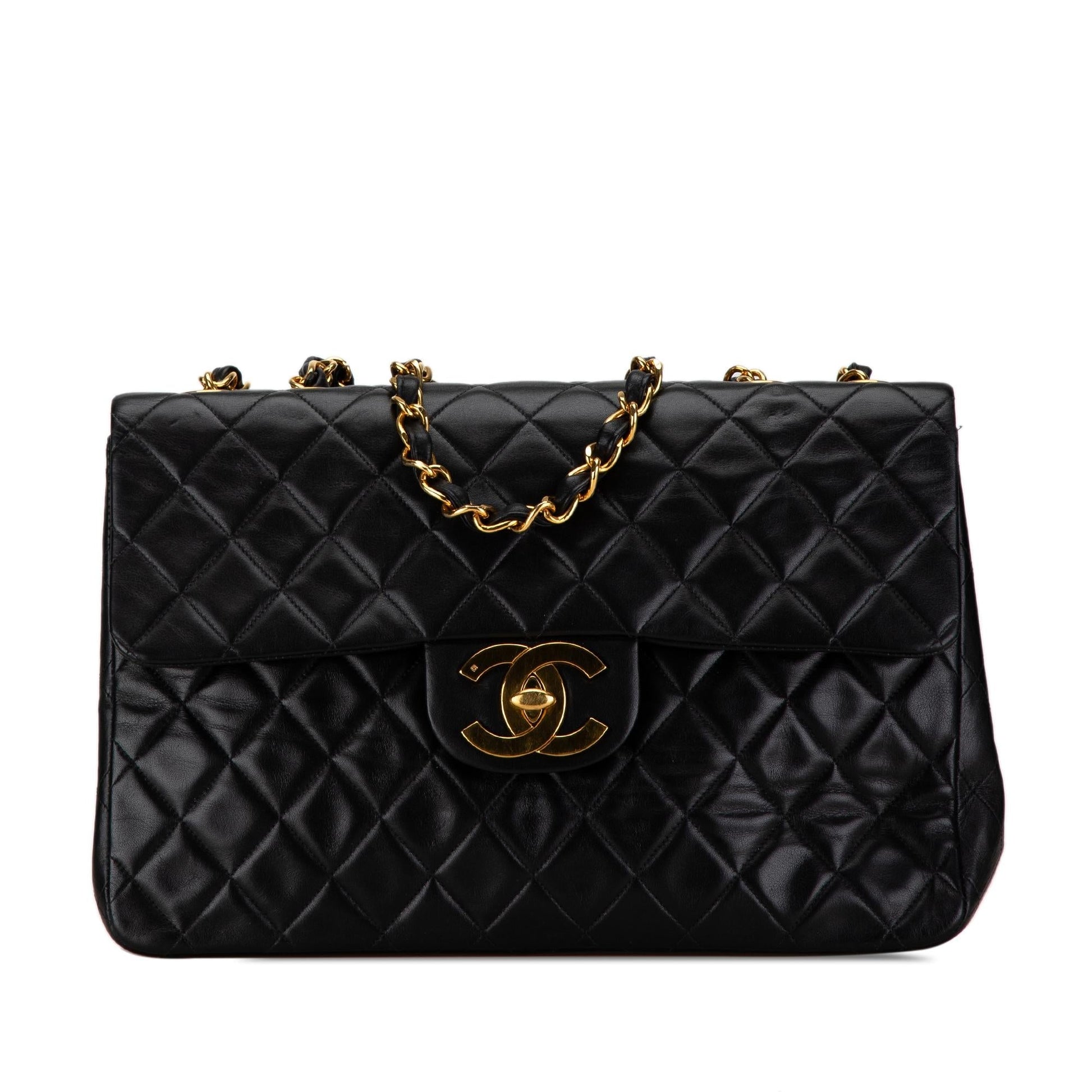 Chanel Maxi Classic Lambskin Single Flap SHG-kQKahZ Handbag