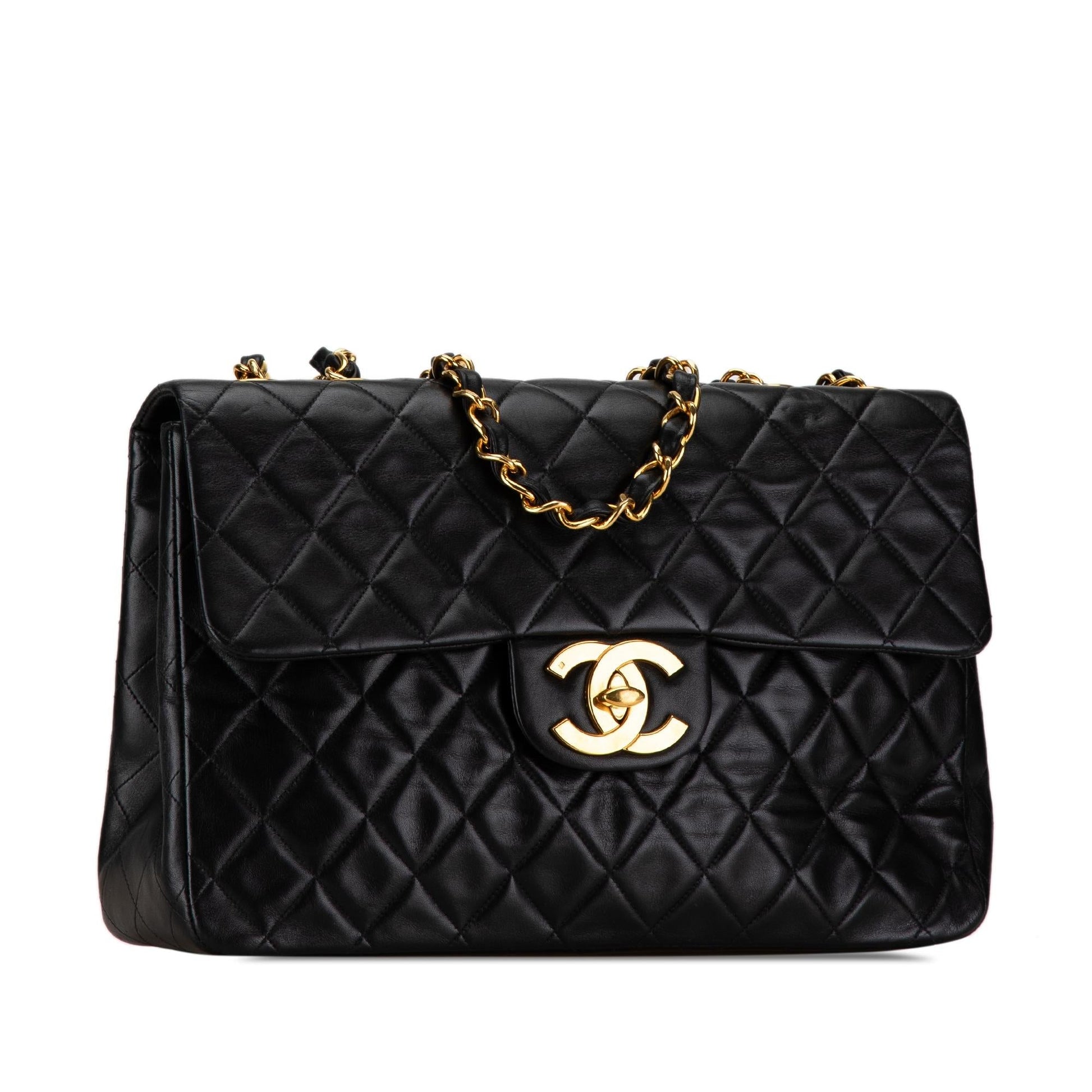 Chanel Maxi Classic Lambskin Single Flap SHG-kQKahZ Handbag