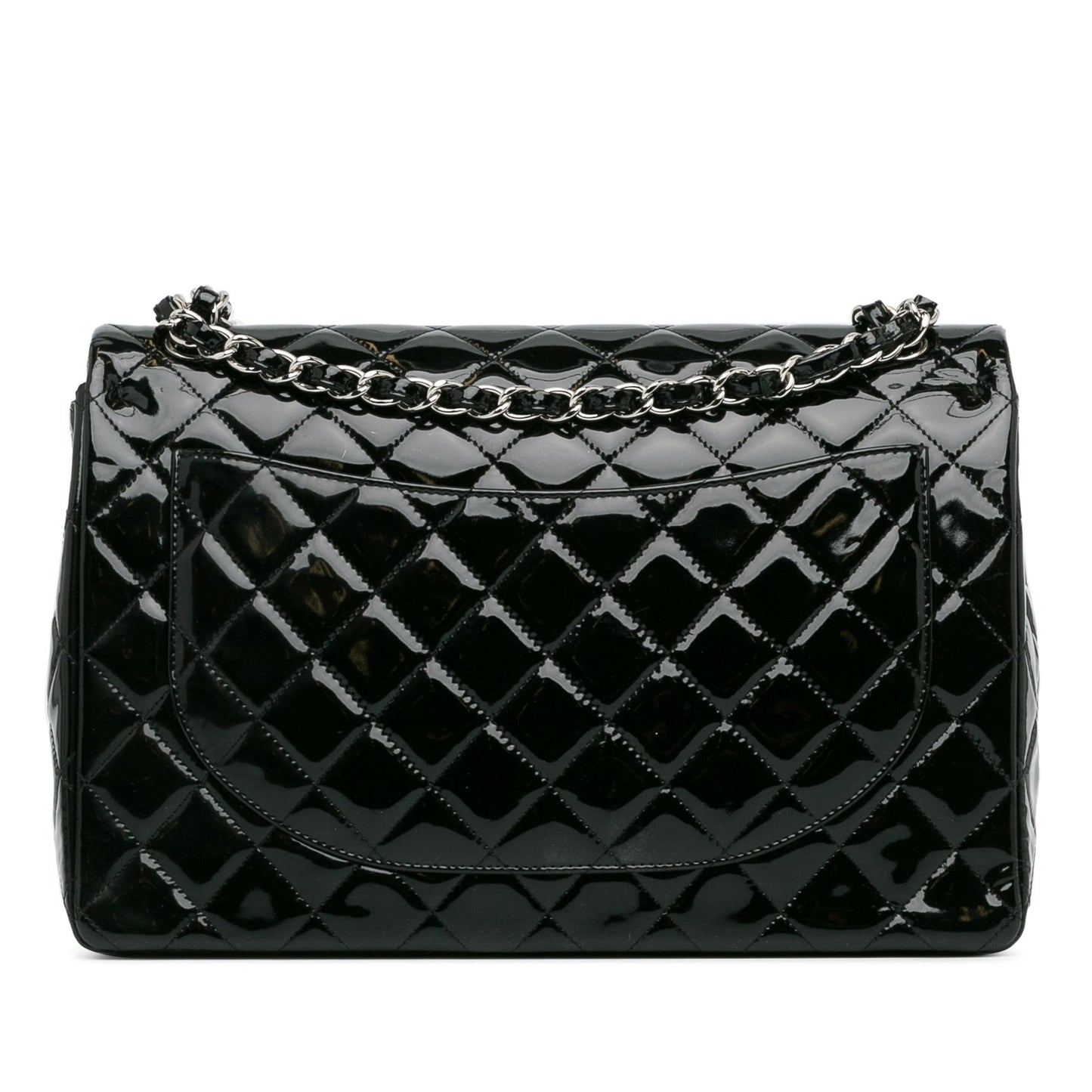 Chanel Maxi Classic Patent Double Flap SHG-WJjEtr Handbag