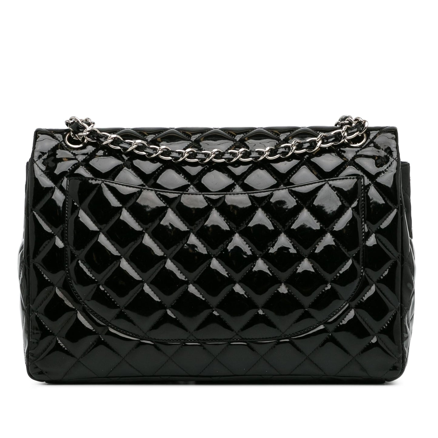 Chanel Maxi Classic Patent Double Flap SHG-Kp6Vq5 Handbag