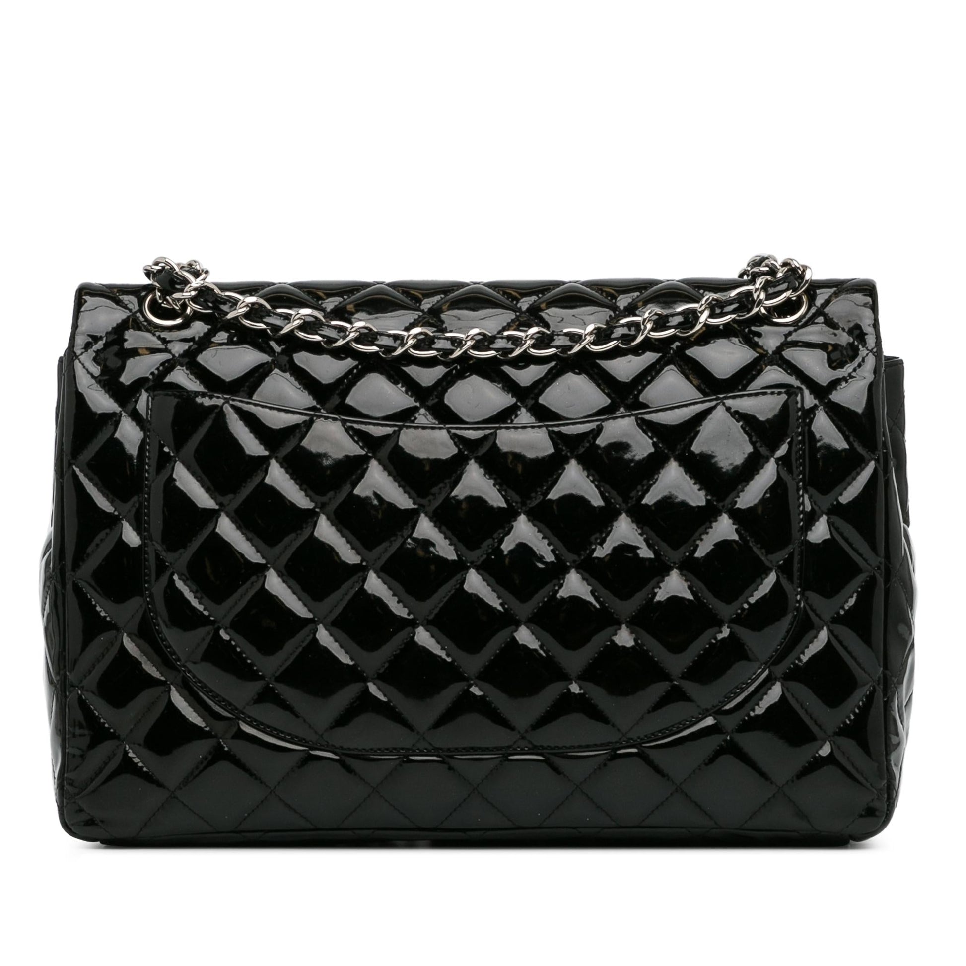 Chanel Maxi Classic Patent Double Flap (Shg-Kp6Vq5) Bag
