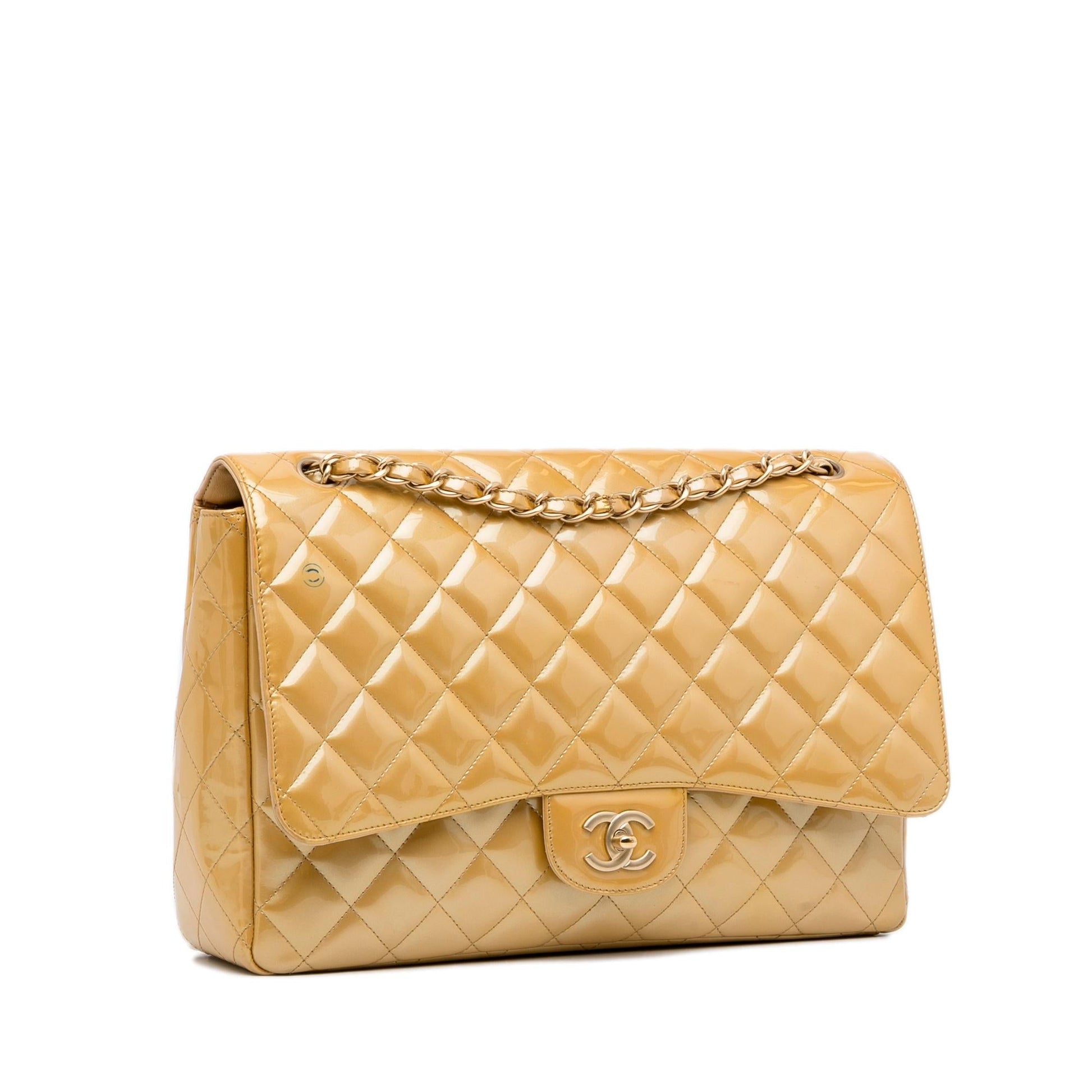 Chanel Maxi Classic Patent Single Flap SHG-k2qrcs Handbag