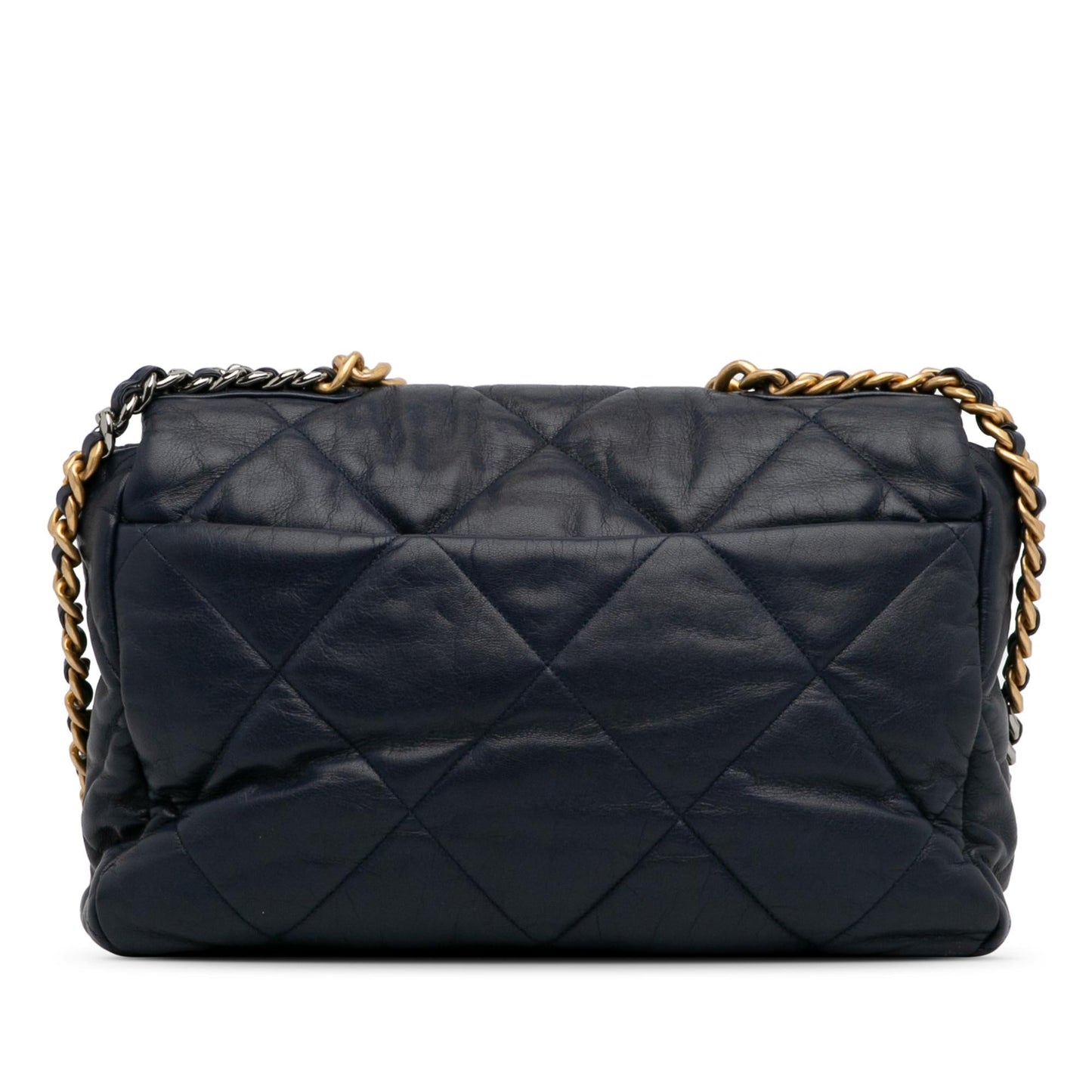 Chanel Maxi Lambskin 19 Flap Handbag