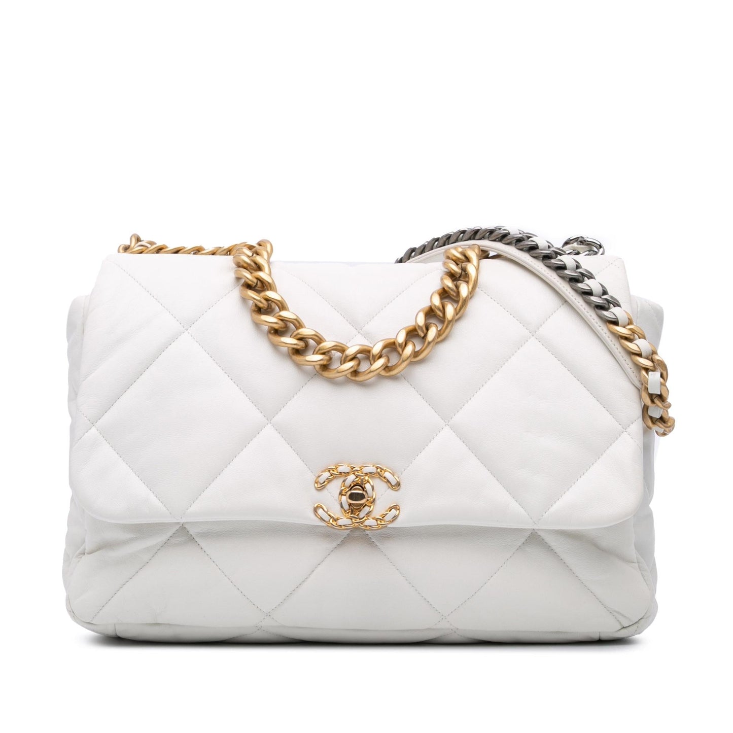 Chanel Maxi Lambskin 19 Flap Handbag 19 Flap