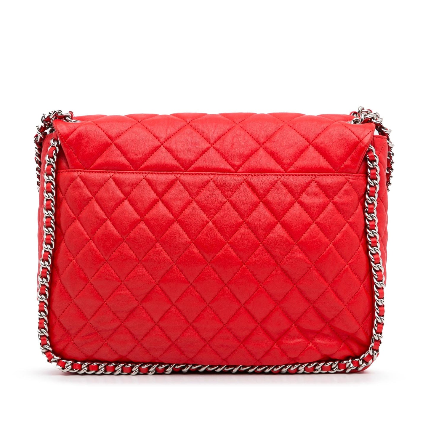Chanel Maxi Lambskin Around Flap SHG-TmpBts Handbag