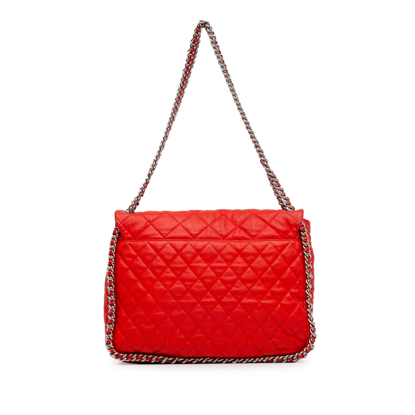 Chanel Maxi Washed Lambskin Chain Around Flap (Shg-Io9S1P) Bag