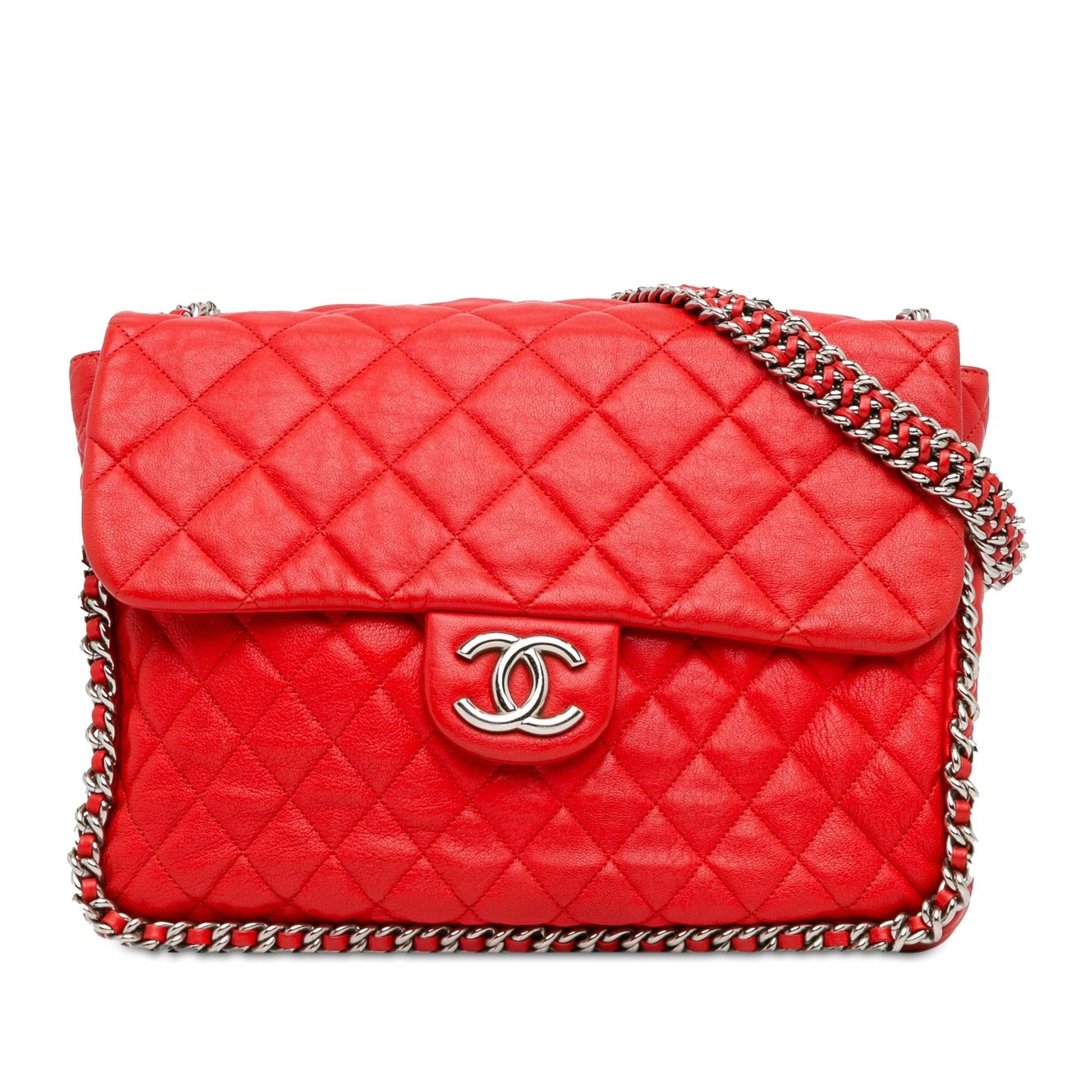 Chanel Maxi Washed Lambskin Around Flap SHG-CaYHus Handbag
