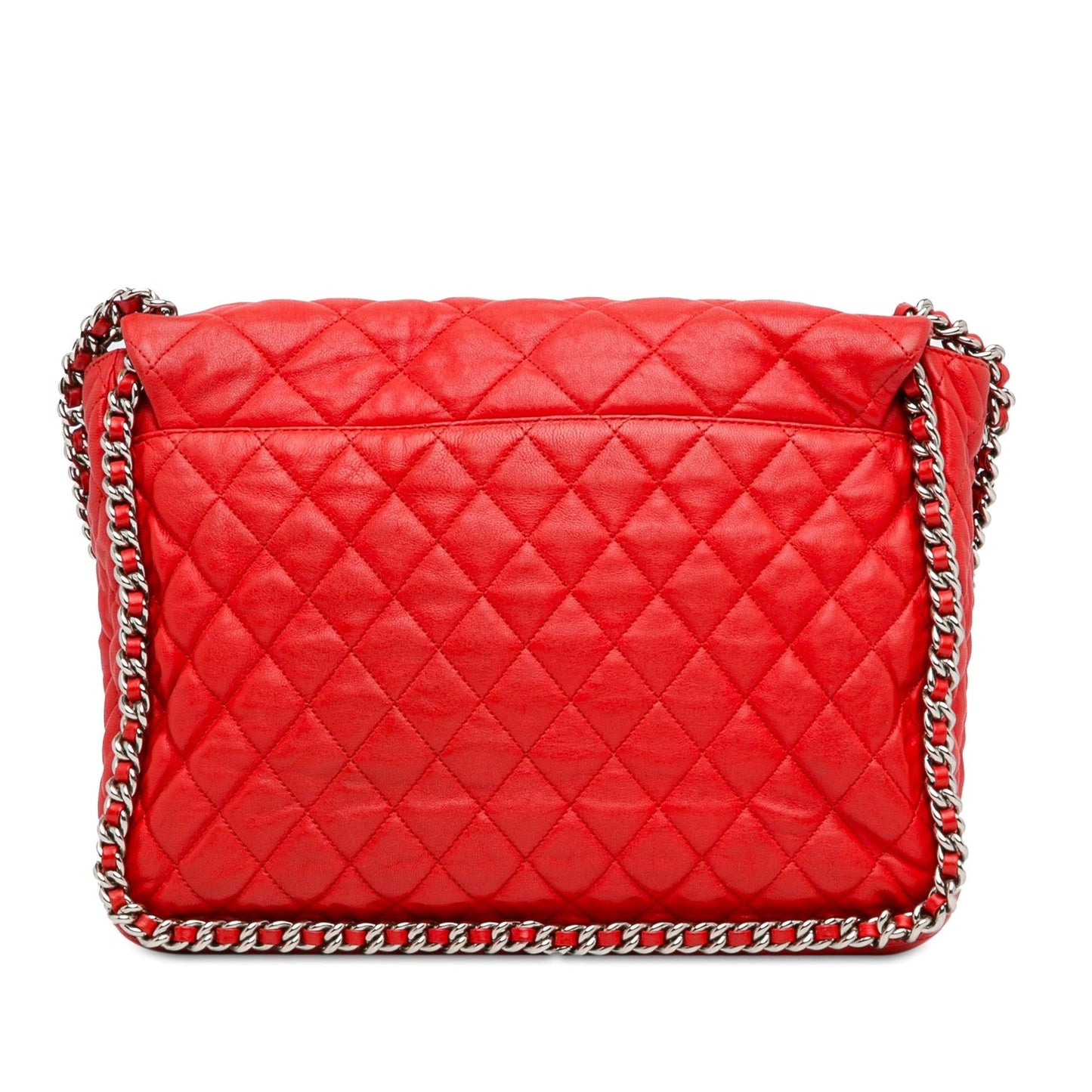 Chanel Maxi Washed Lambskin Around Flap SHG-PHFWWT Handbag
