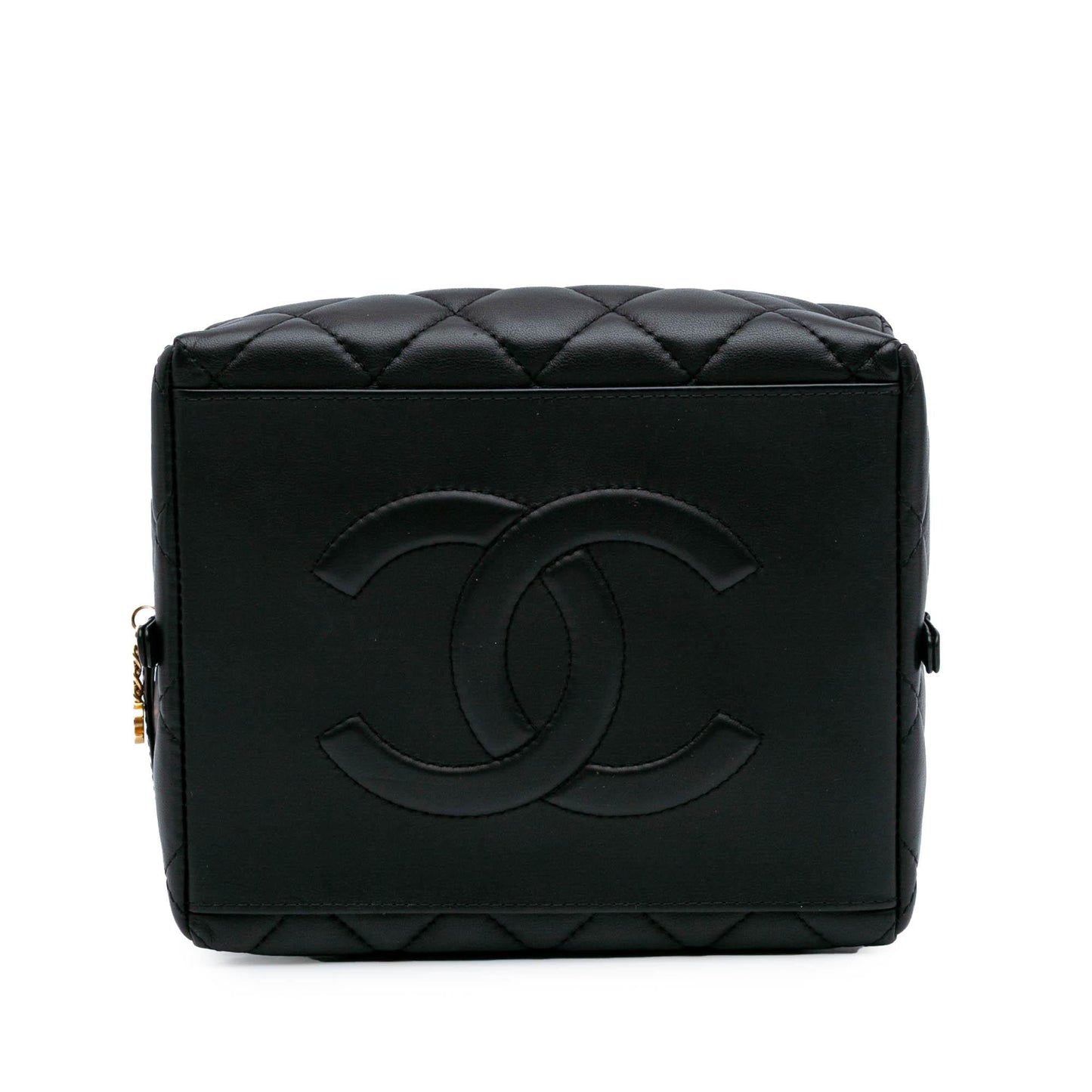 Chanel Métiers d'Art CC Quilted Lambskin Box Satchel Bag