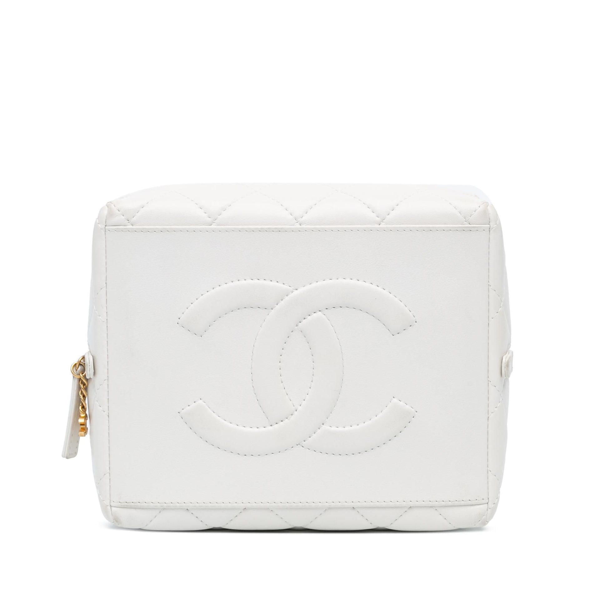 Chanel Métiers d'Art CC Quilted Lambskin Box Handbag
