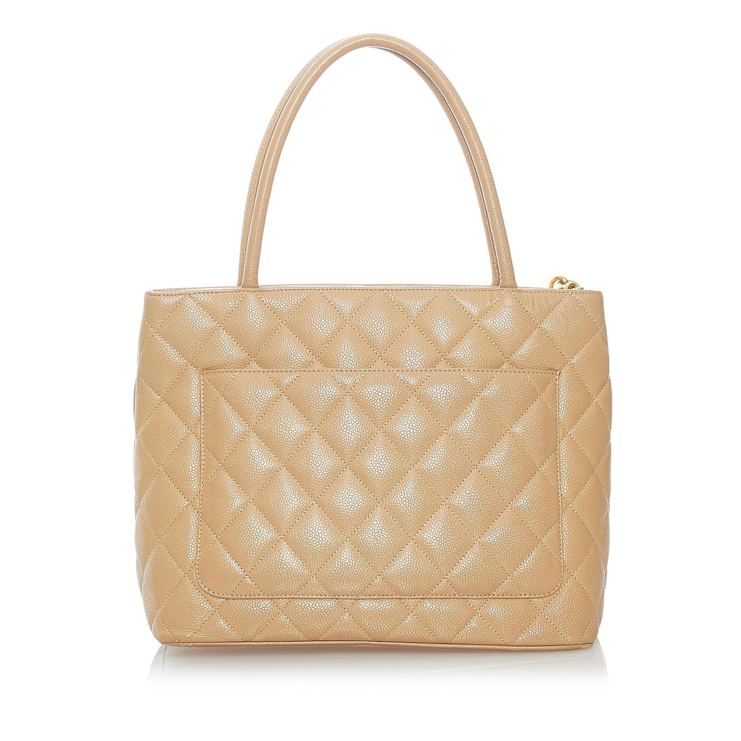 Chanel Medallion Caviar SHG Leather Tote Bag