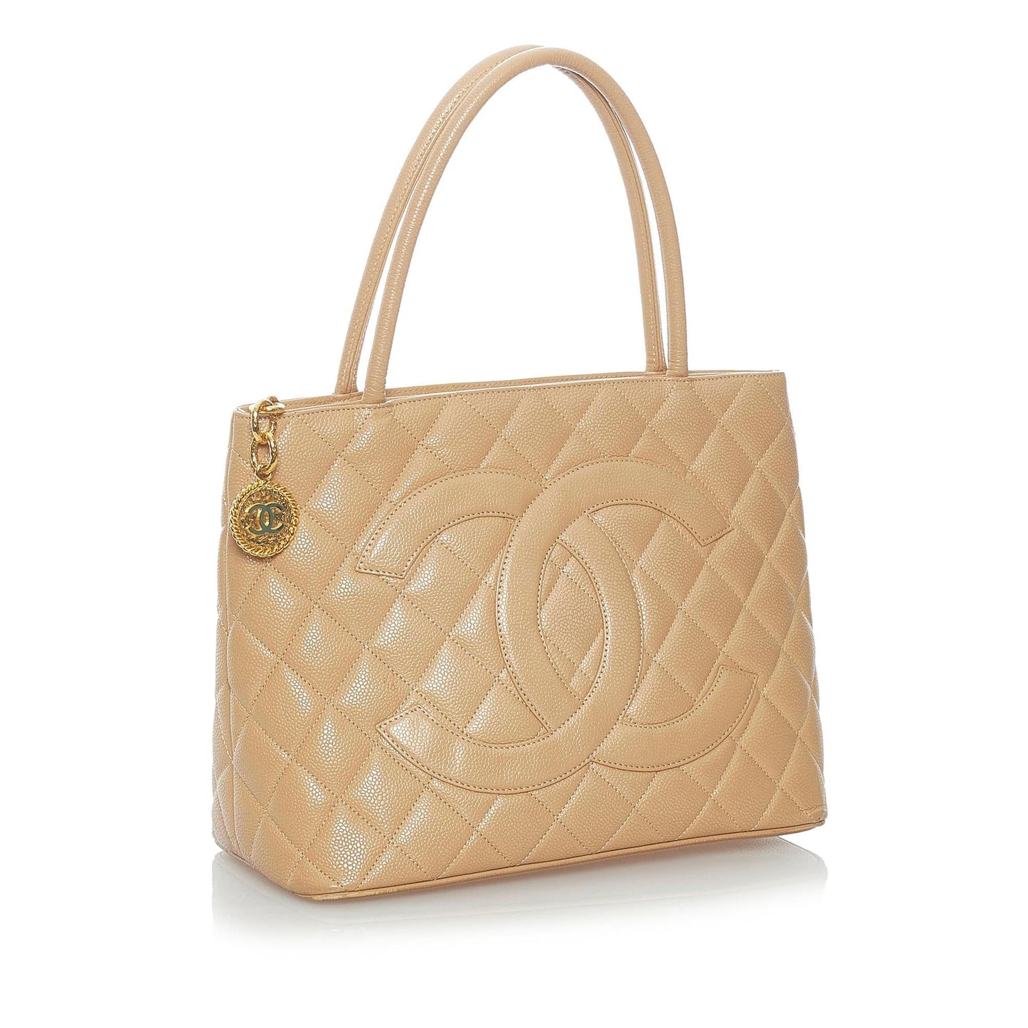 Chanel Medallion Caviar SHG Leather Tote Bag