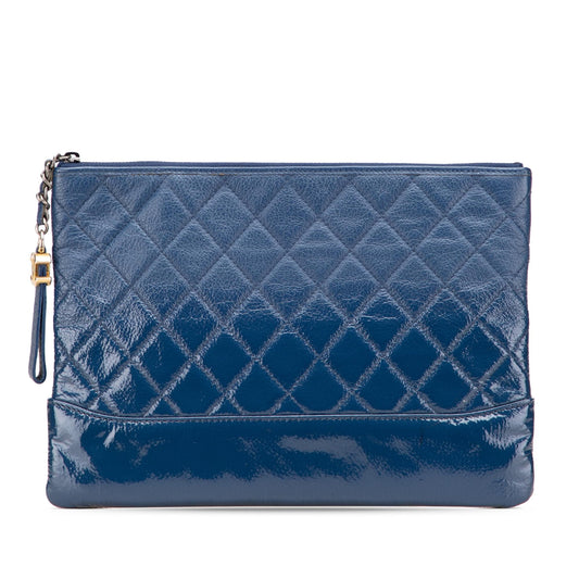 Chanel Aged Calfskin Gabrielle O Clutch Bag Clutch 1