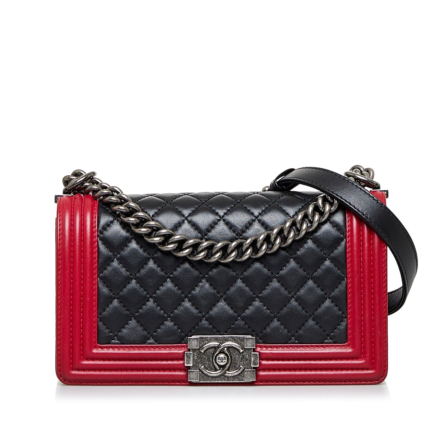 Chanel Boy Flap Bicolor SHG-YPDEYl Handbag