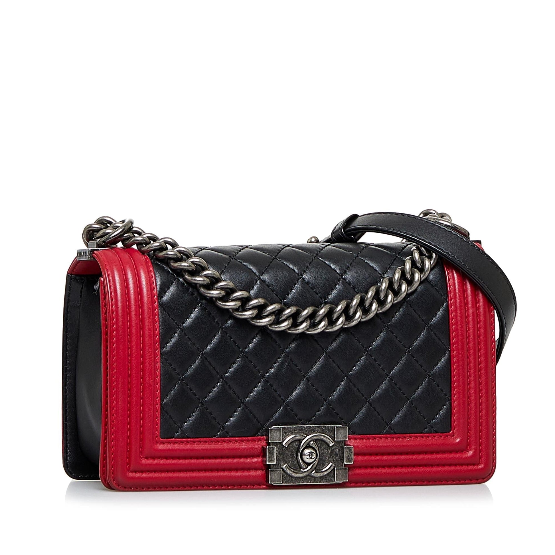 Chanel Boy Flap Bicolor SHG-YPDEYl Handbag