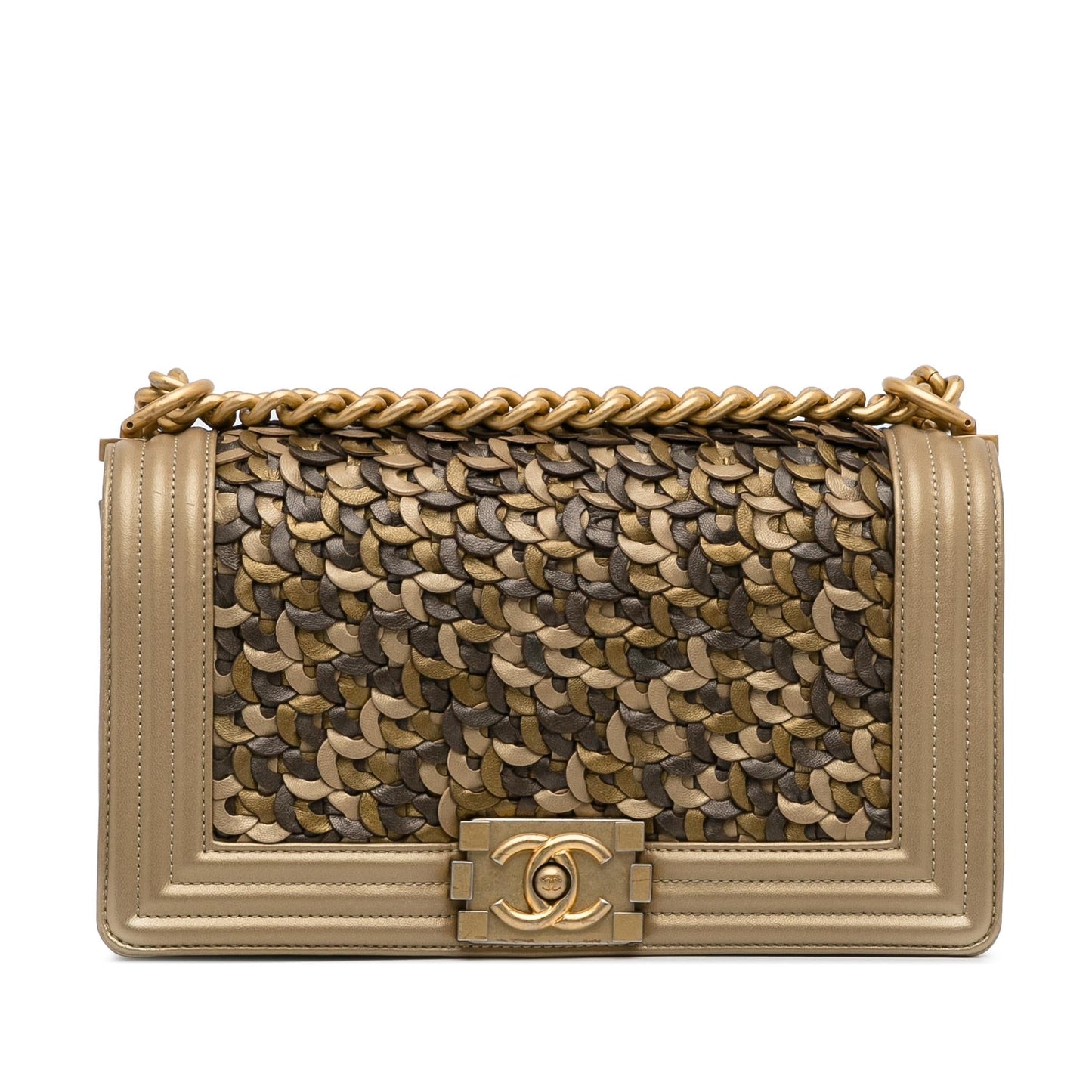 Chanel Braided Lambskin Boy Flap SHG-RBPUYt Handbag