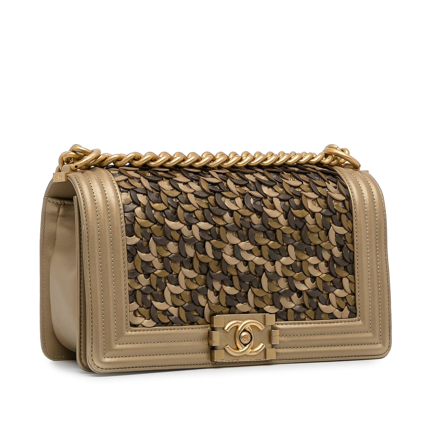 Chanel Braided Lambskin Boy Flap SHG-RBPUYt Handbag