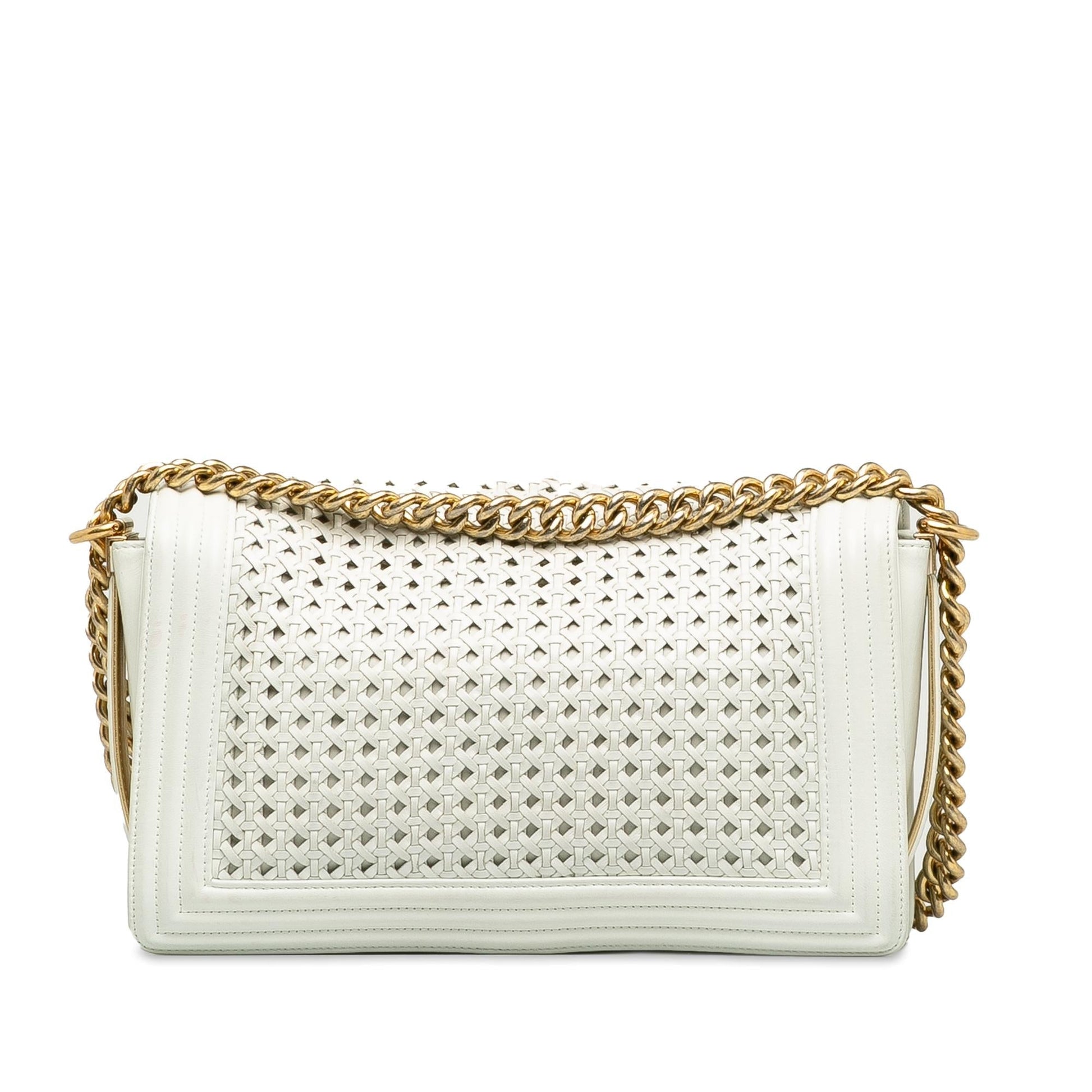 Chanel Braided Lambskin Boy SHG-6OVxYi Handbag