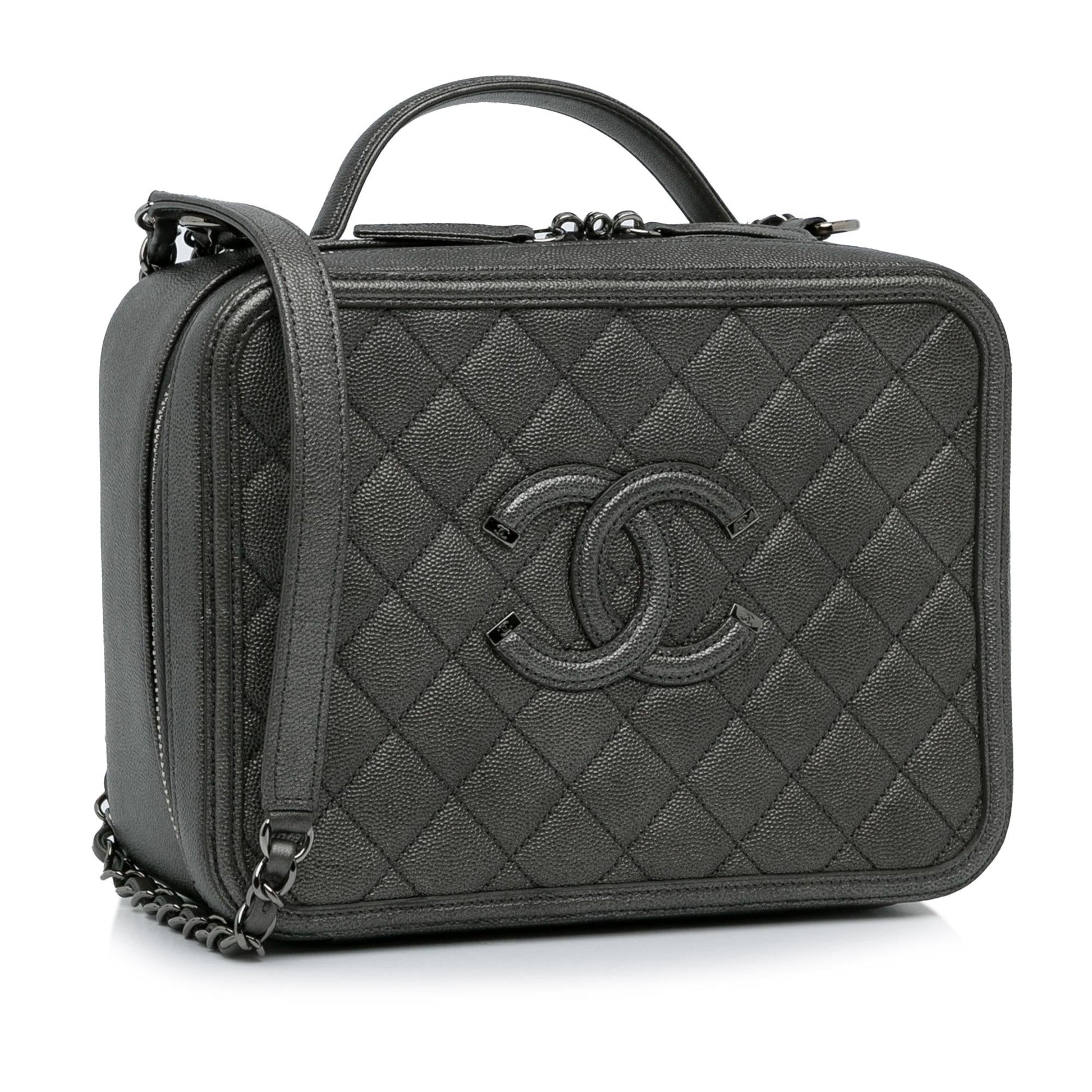 Chanel CC Filigree Caviar Vanity SHG-JLPrCU Handbag