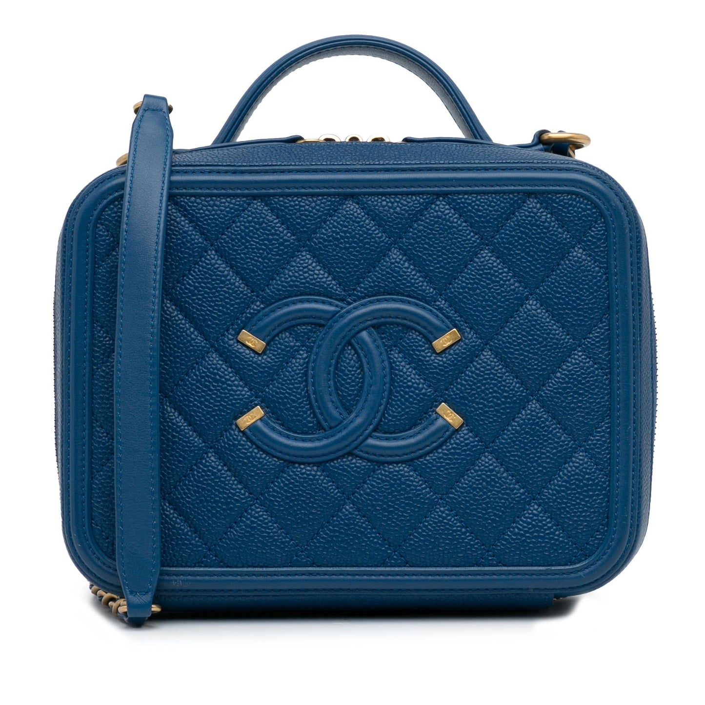 Chanel CC Filigree Caviar Vanity SHG-hDYH99 Handbag