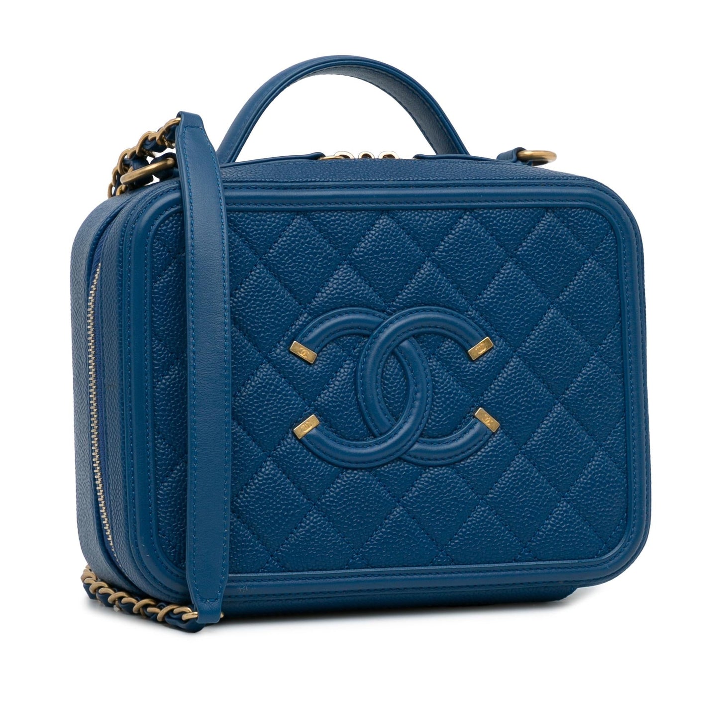 Chanel CC Filigree Caviar Vanity SHG-hDYH99 Handbag