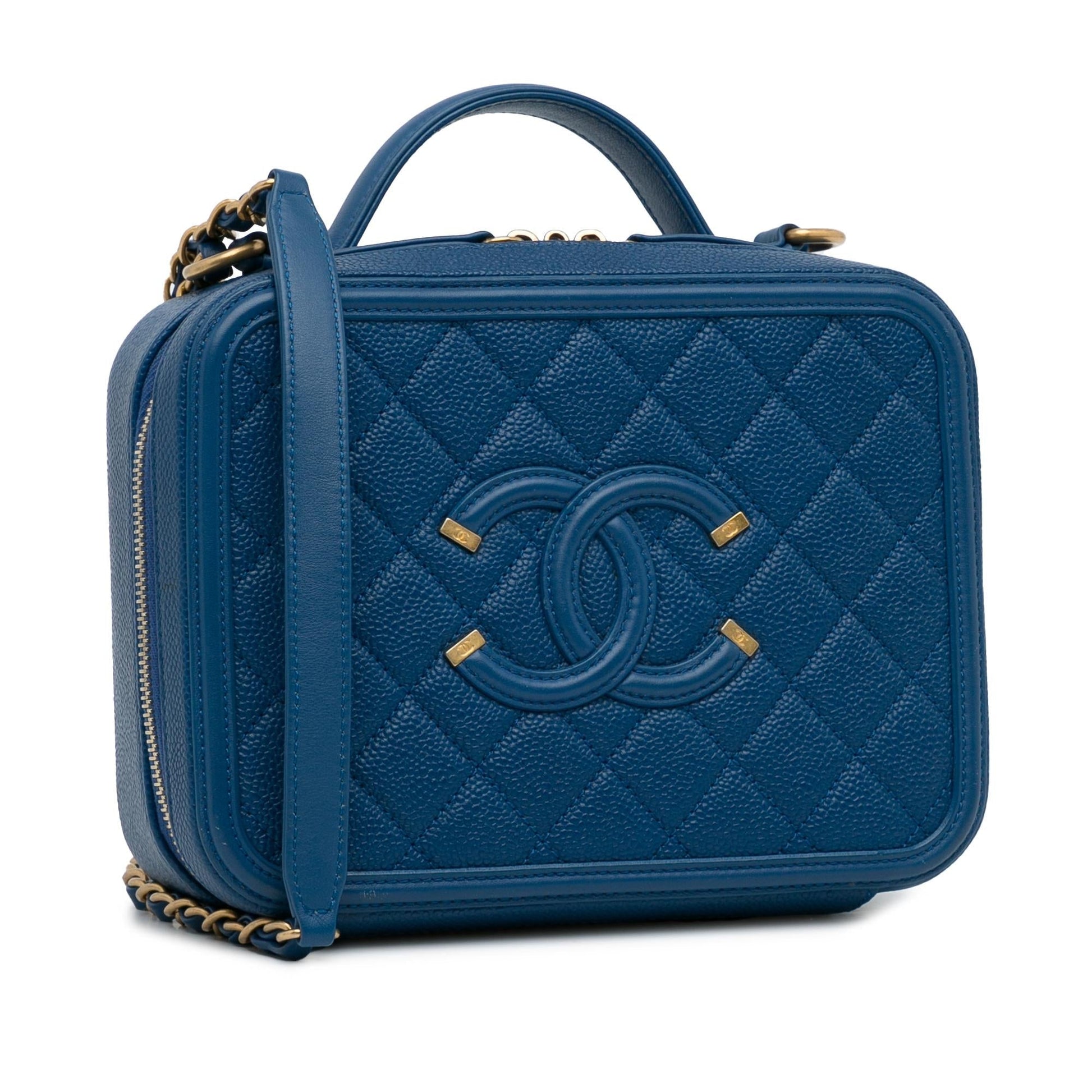 Chanel CC Filigree Caviar Vanity SHG-R0dFDb Handbag