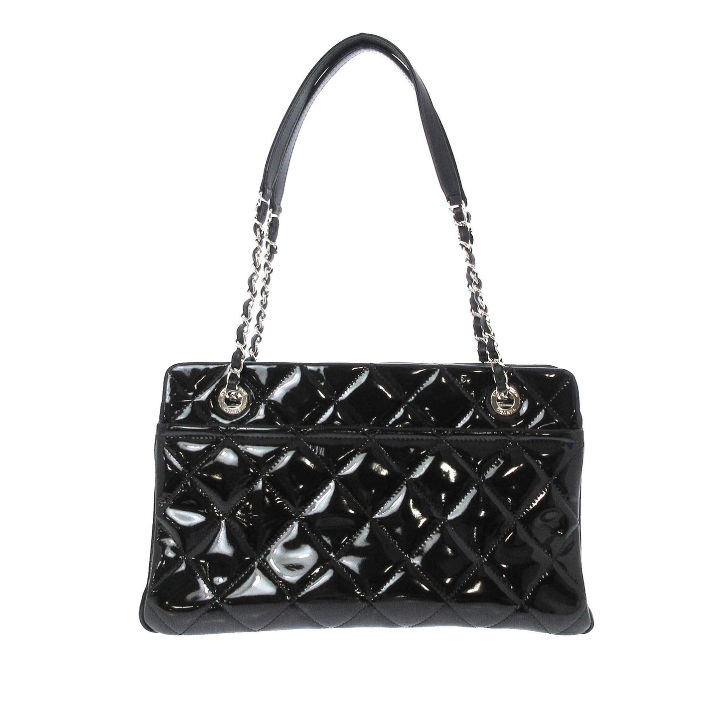 Chanel CC Patent Soft Shopper SHG-6NWuRM Tote Bag