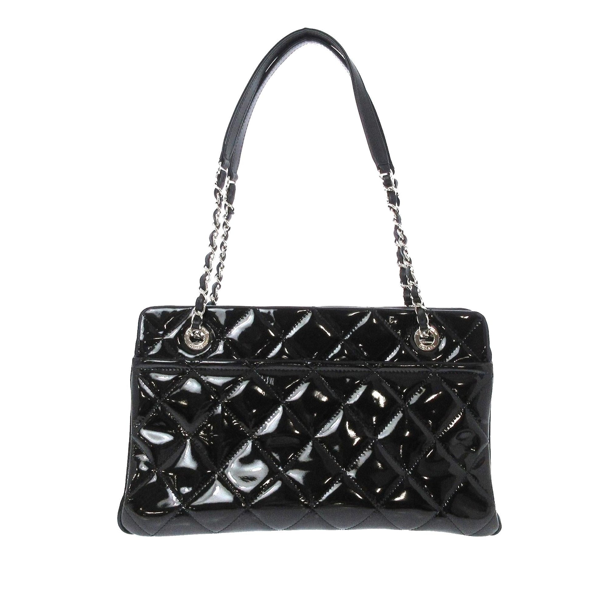 Chanel CC Patent Soft Shopper SHG-6NWuRM Tote Bag
