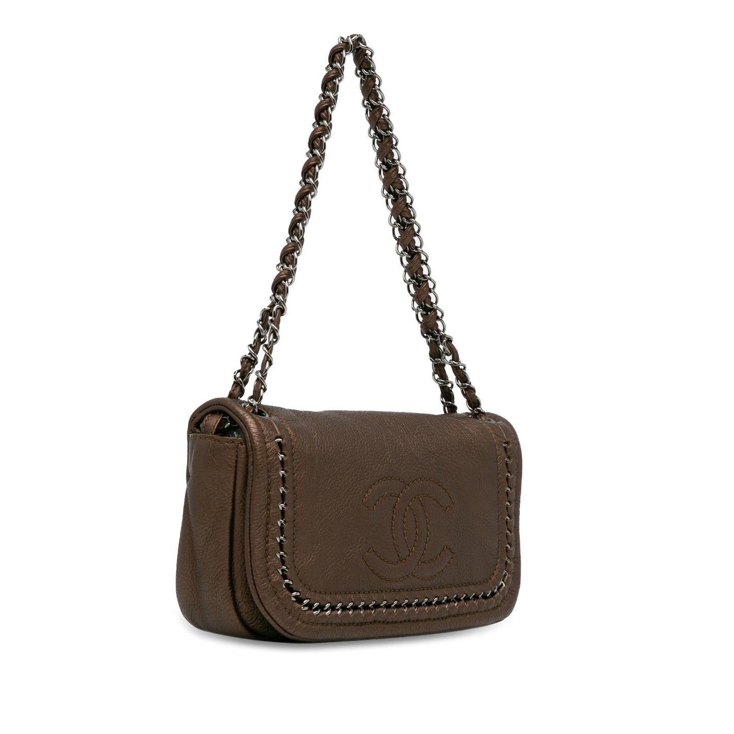 Chanel Medium Calfskin Luxe Ligne Flap (Shg-Mw3Wxl) Bag