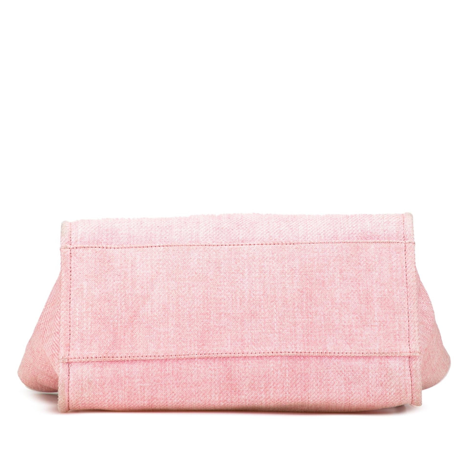 Chanel Deauville Satchel Canvas Satchel Bag