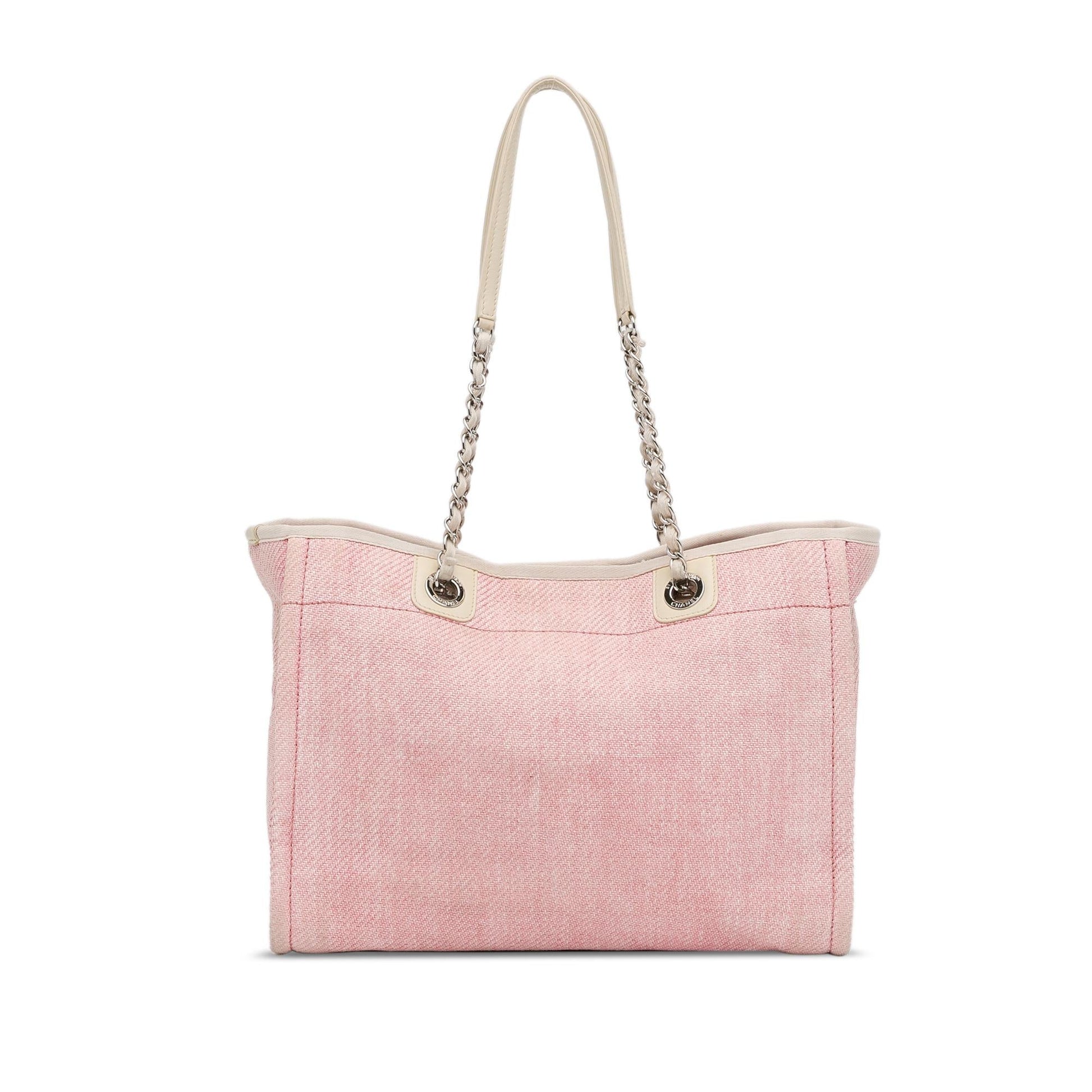 Chanel Deauville SHG-6SPuzp Canvas Tote Bag