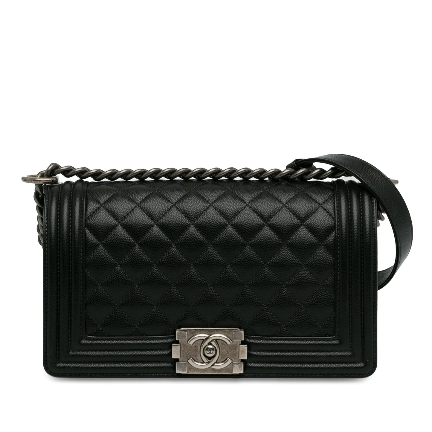 Chanel Medium Caviar Boy Flap (Shg-Lwj9Nz) Bag